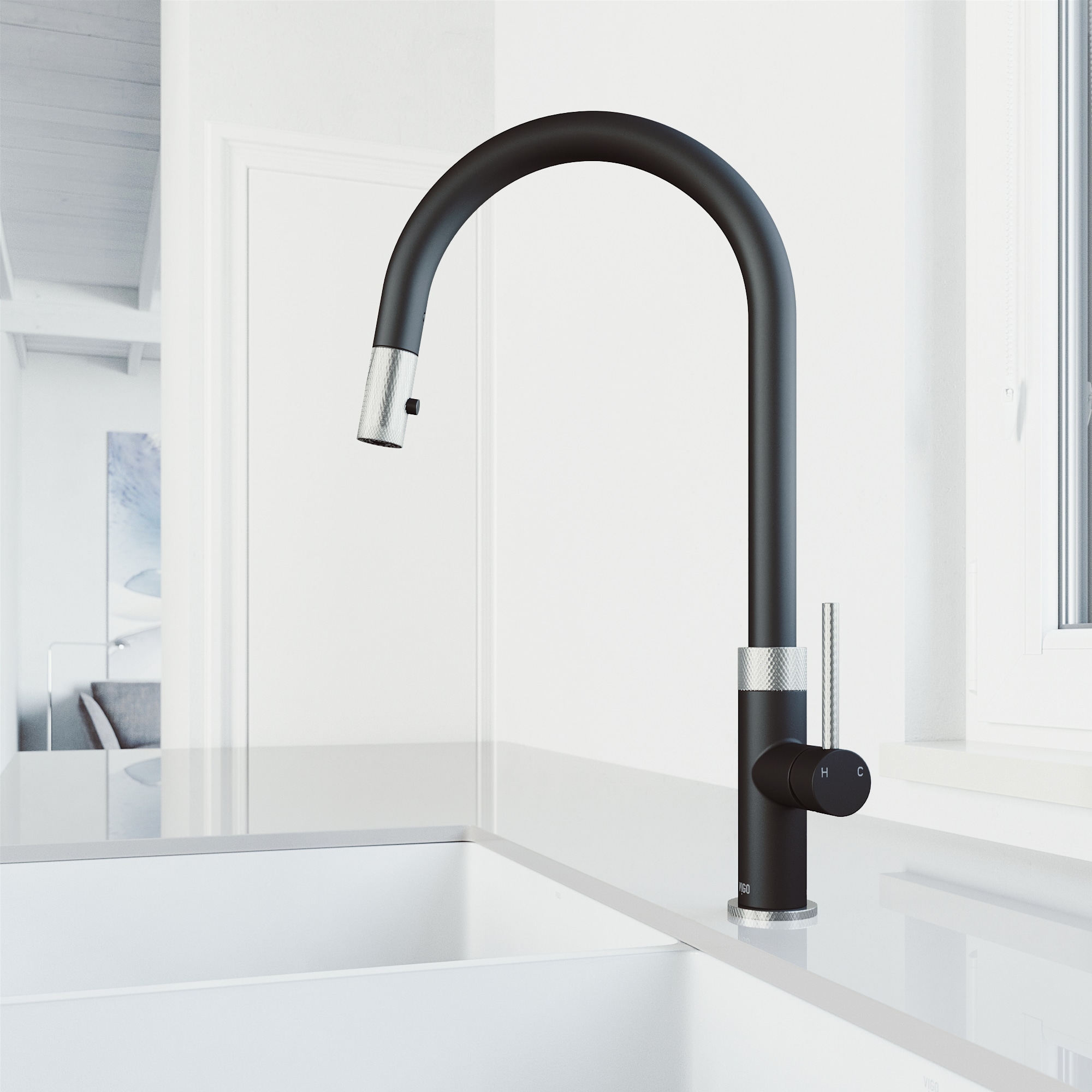 VIGO VG02033STMB Kitchen-Faucets - View #3