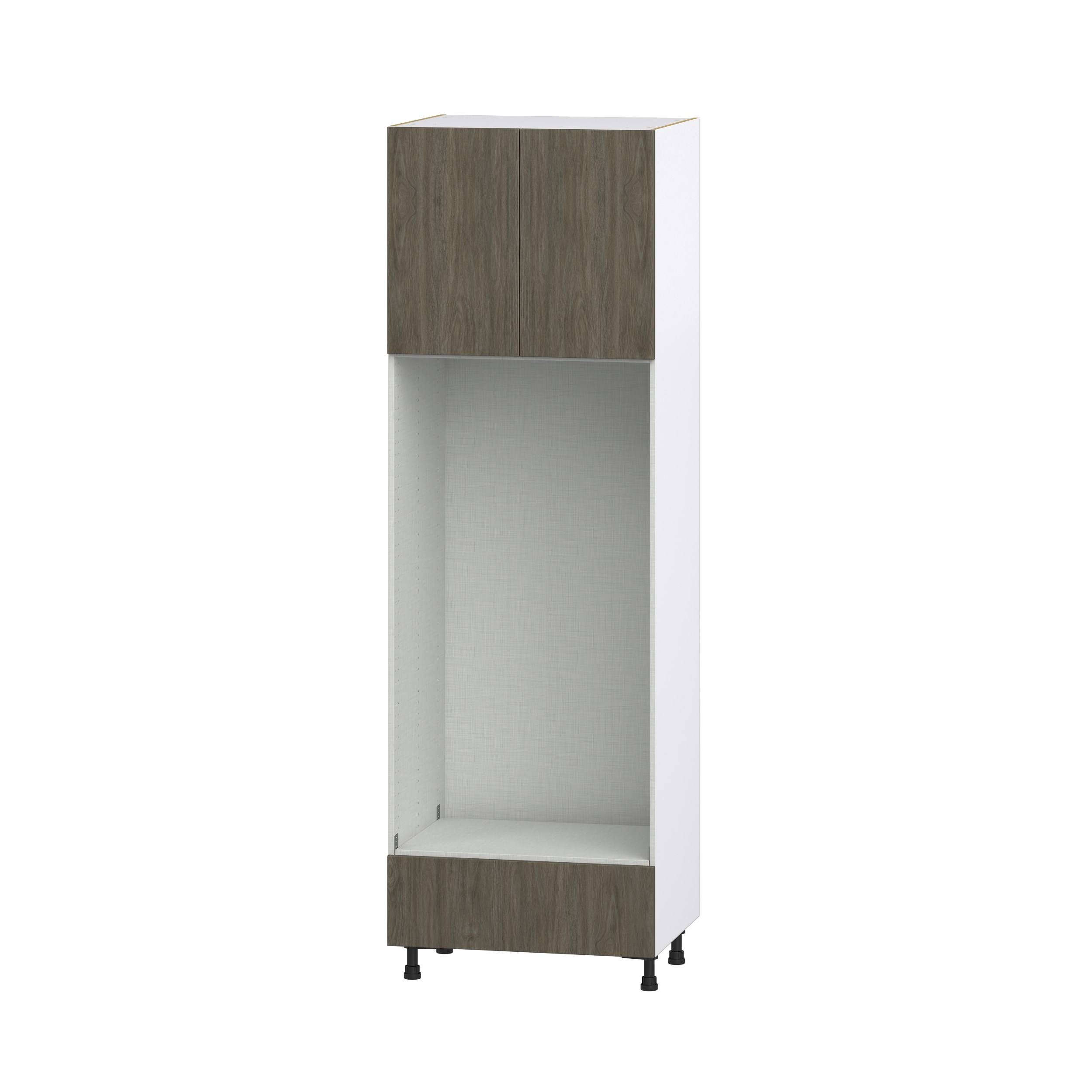 Hugo&Borg DSTDOA3094.5-SA Savane 30-in W x 94.5-in H x 24-in D Textmel Double oven Pantry Fully assembled Cabinet (Flat Panel Slab)