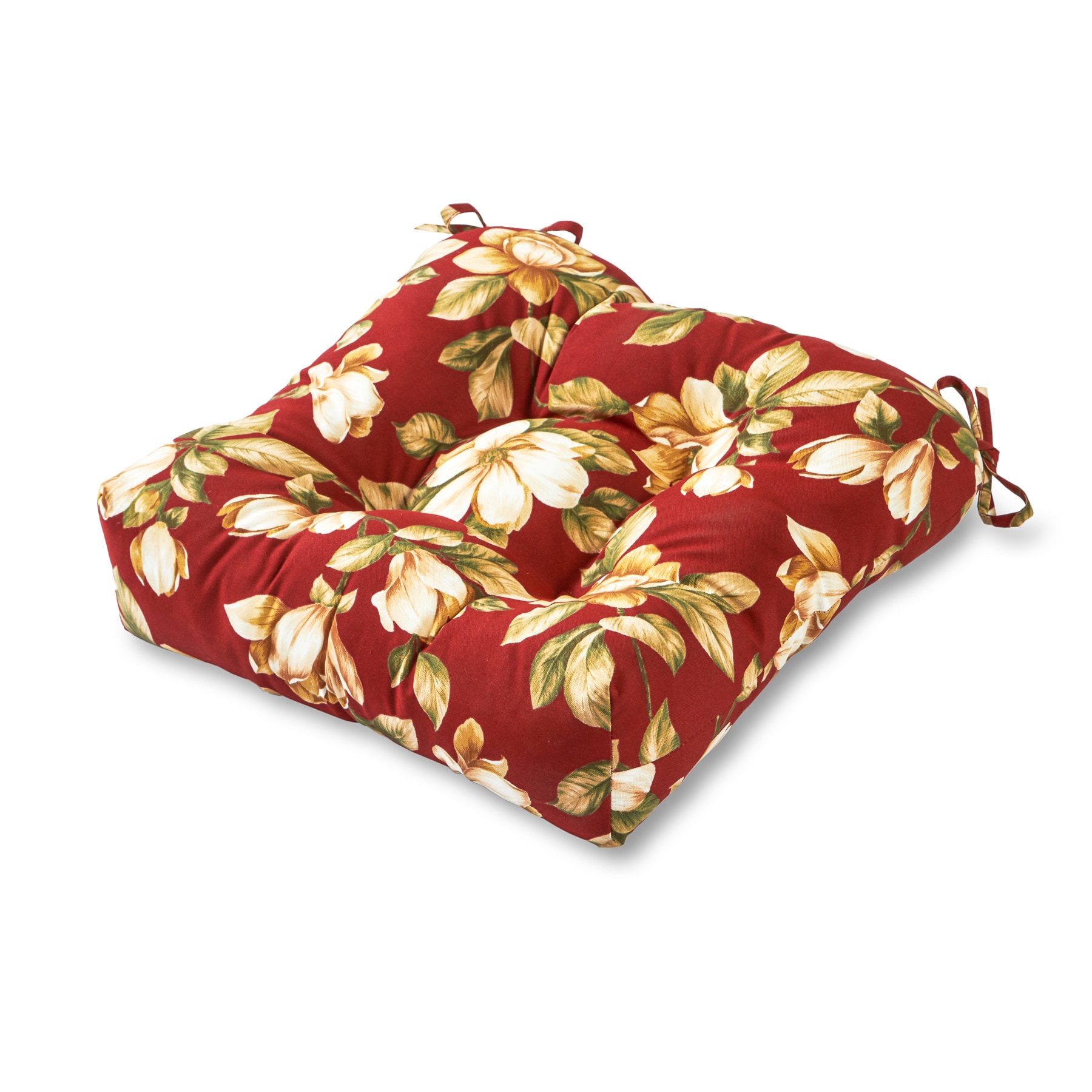 Greendale Home Fashions OC4800-ROMA FLORAL 20-in x 20-in Roma Floral Patio chair cushion