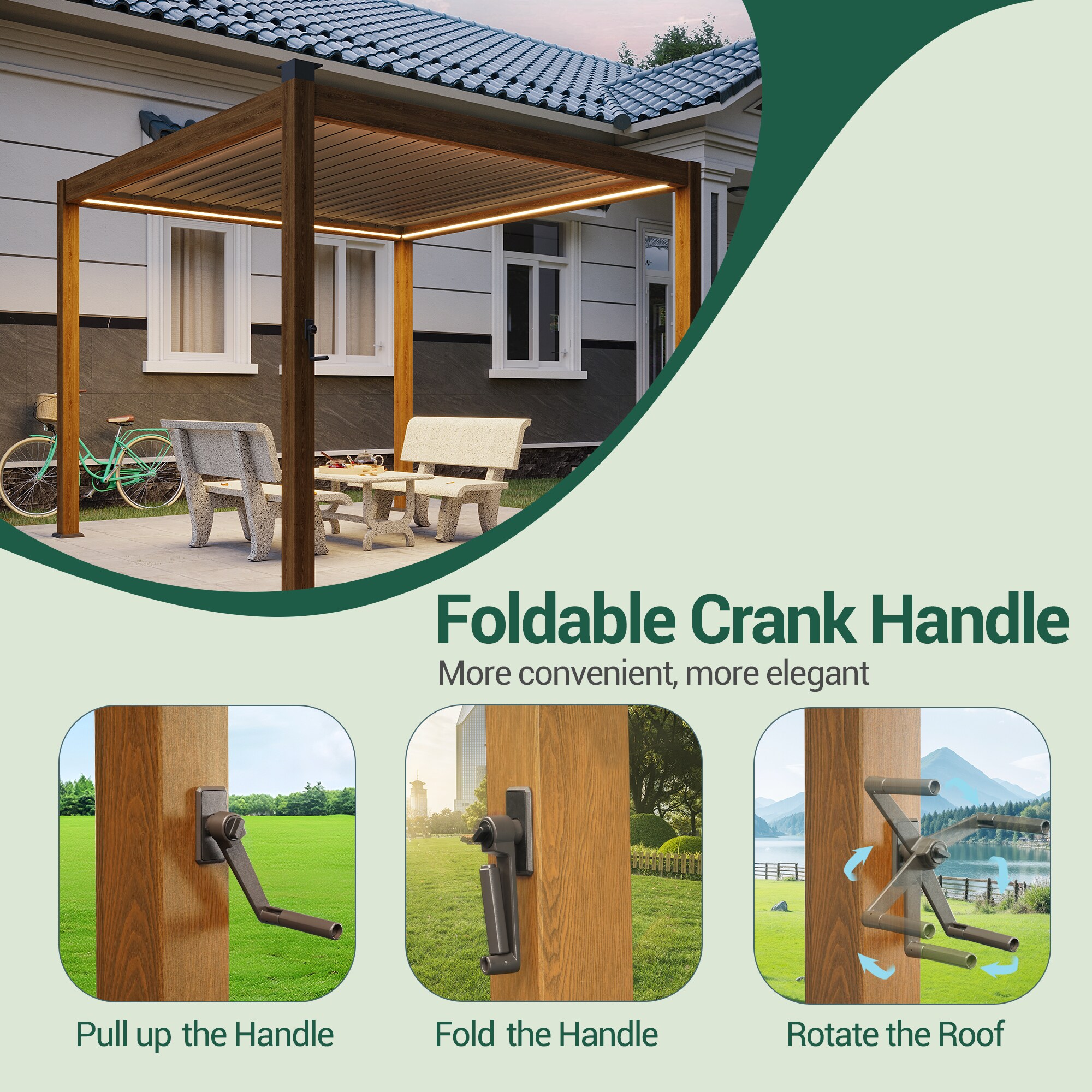 Sonkuki SD-GZ-LED3039TK Pergolas-2 - View #6