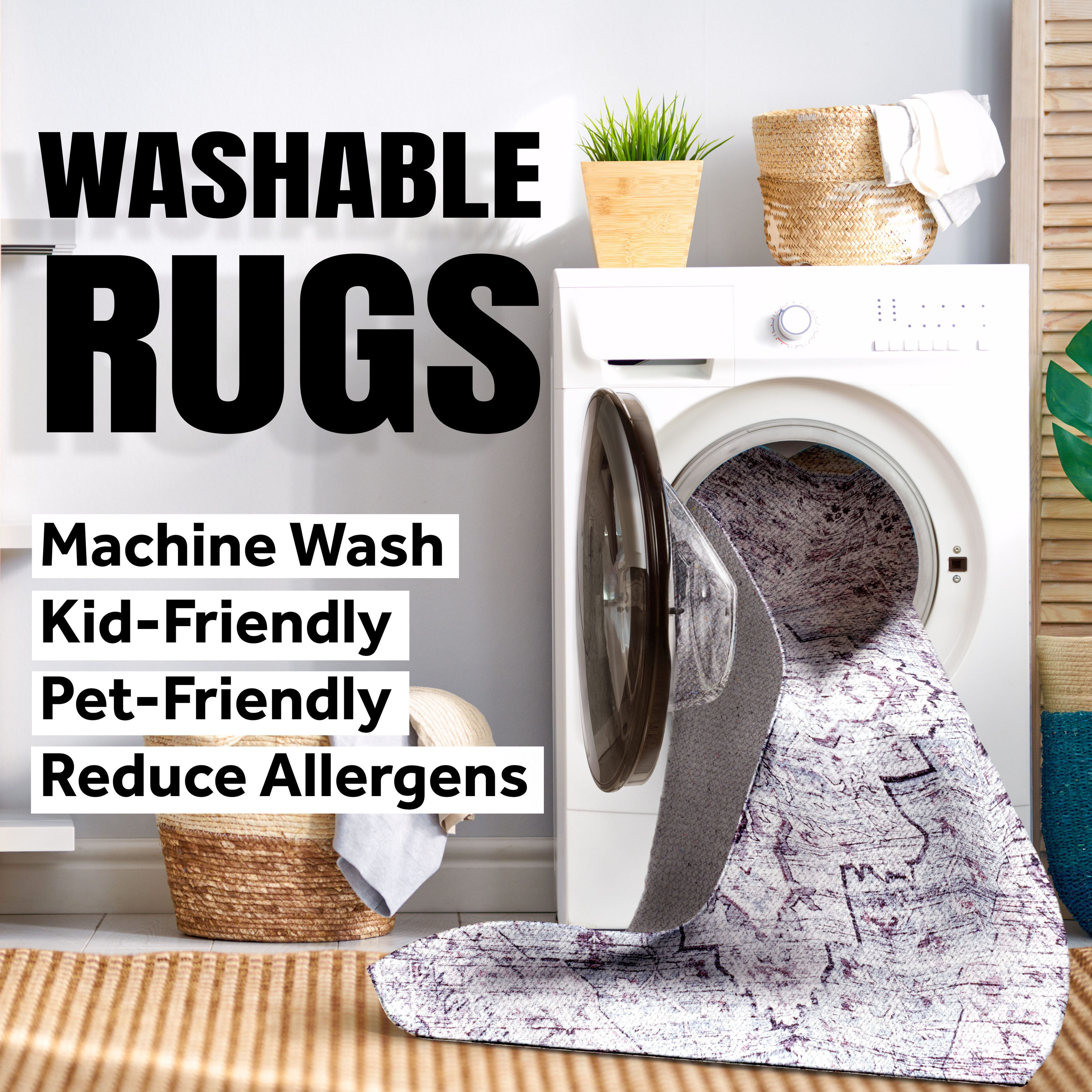 Why Every Room Needs a Washable Rug - The Home Depot