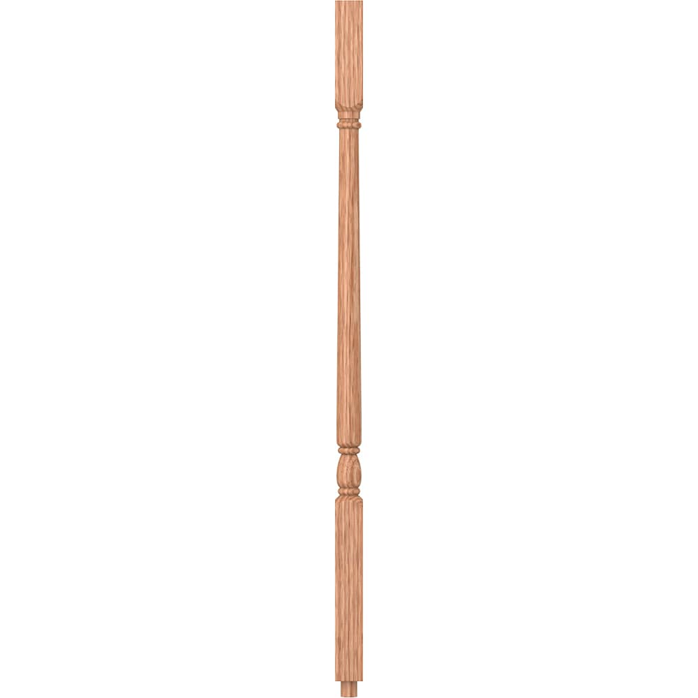 L.J. Smith Stair Systems S-5141-O 31 31-in x 1.25-in Unfinished Red Oak Square Top Stair Baluster