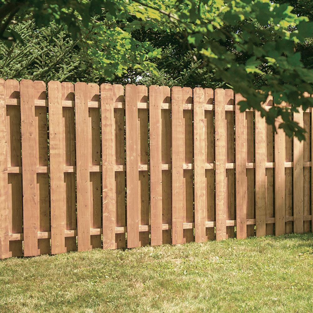 Wood Fence Panels department at Lowes 
