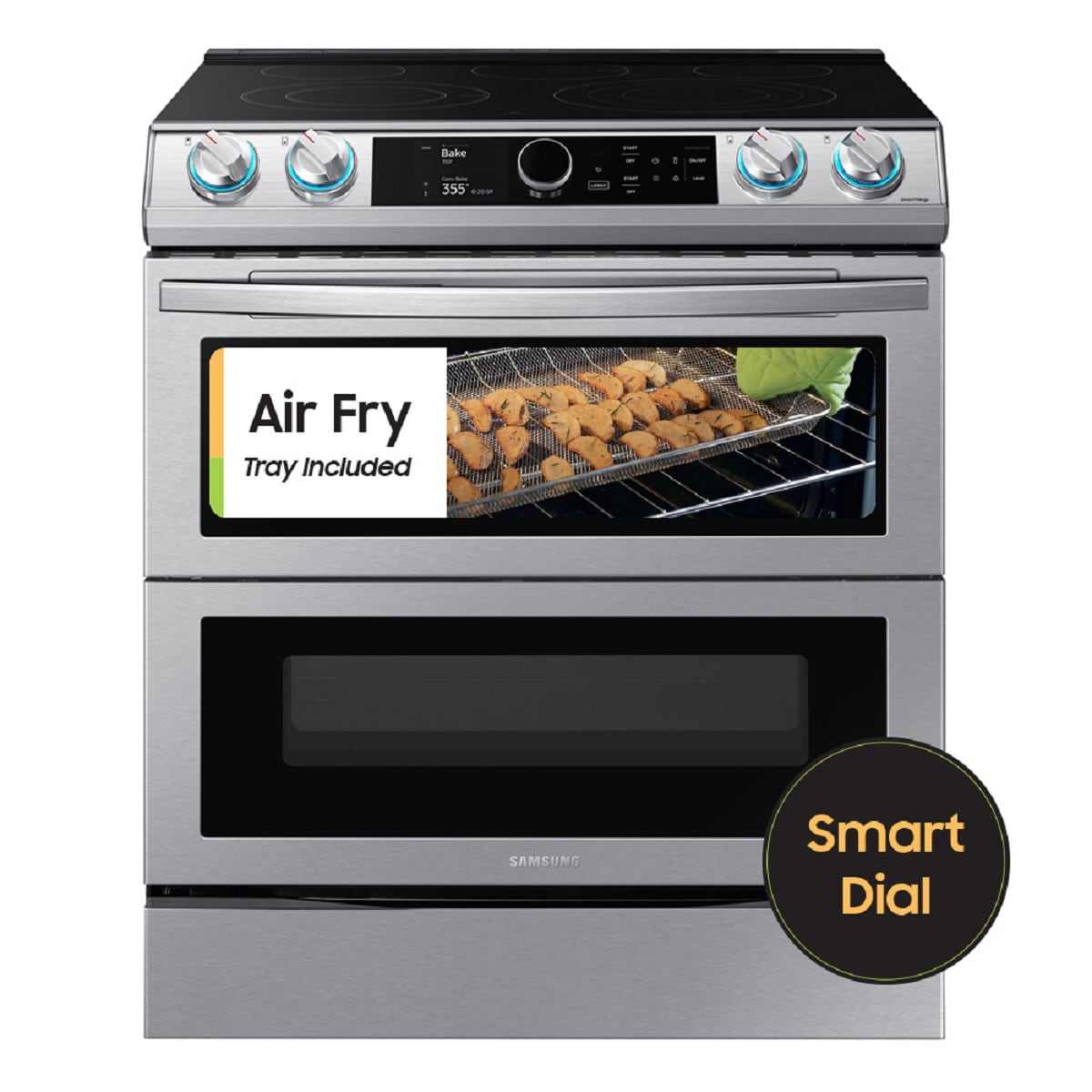 GE Profile 30 Smart Electric Smooth Top Double Oven Range with