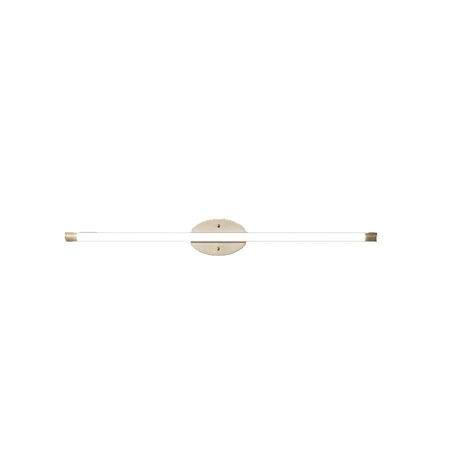 Style Selections 19543-000 Henniker 36-in 1-Light Brushed Nickel dimmable LED Modern/Contemporary Track Bar