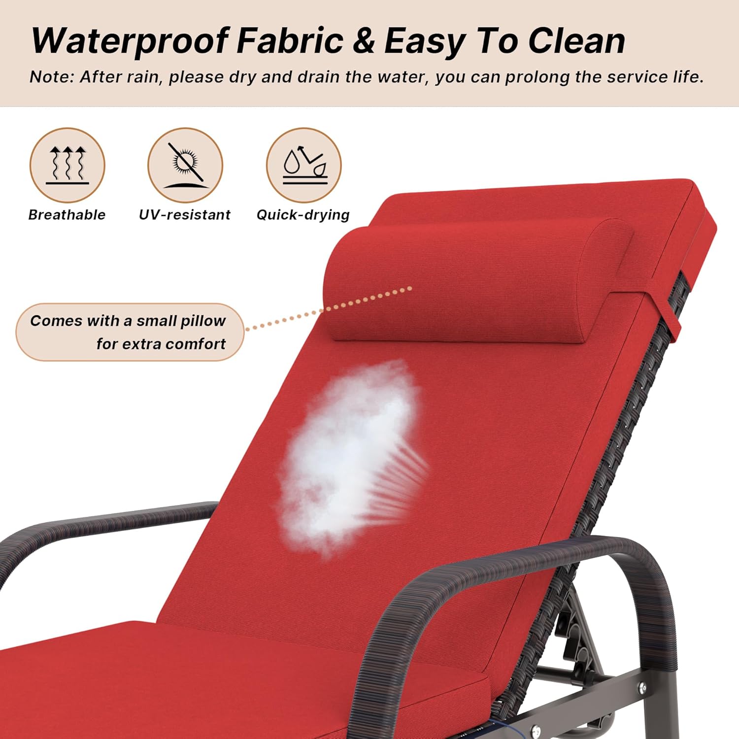 ALAULM LS-ARMTC-RED Chaises-Settees - View #6