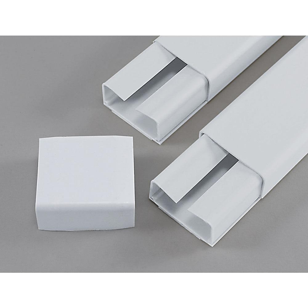 Wire Hider Premiere Raceway WireHider, FCL-21411, 1/2 x 48, White, Cover  Lid for Molding Self Adhesive 