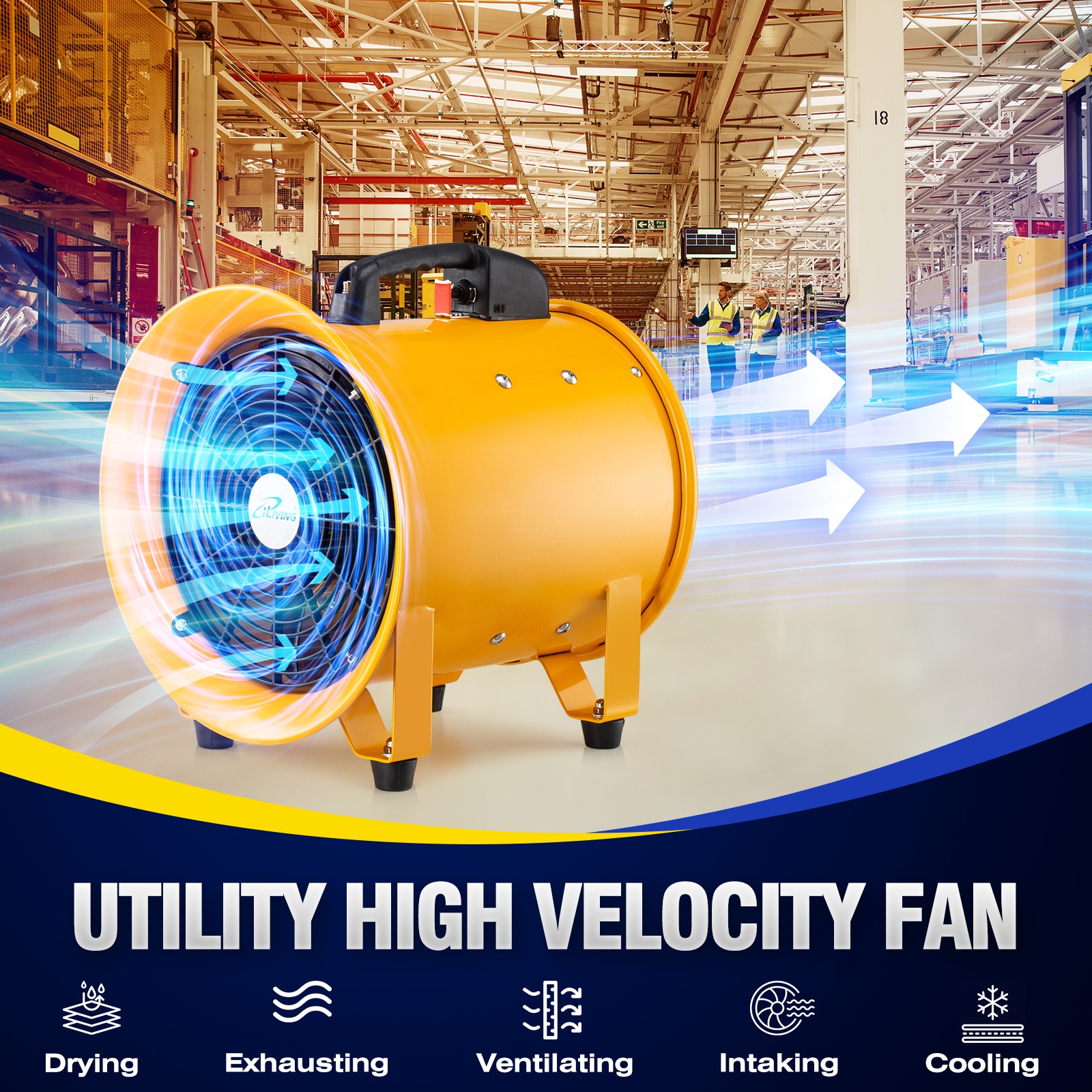 iLIVING ILG8VF12 Blower-Fans - View #2