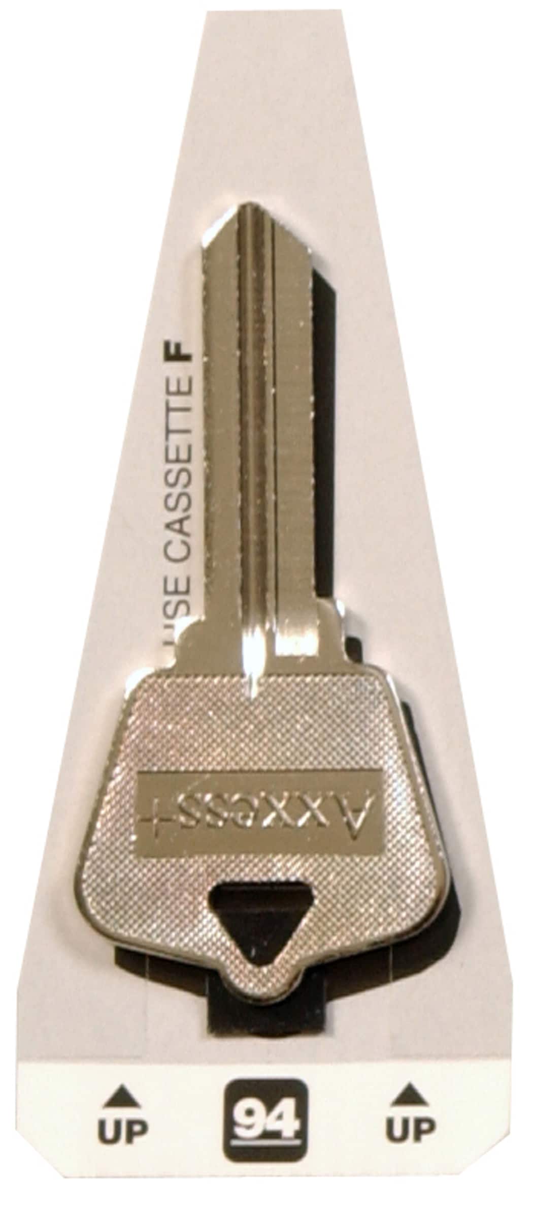 Hillman 88080 Nickel Plated Home and Office Key Brass House/Entry Key Blank