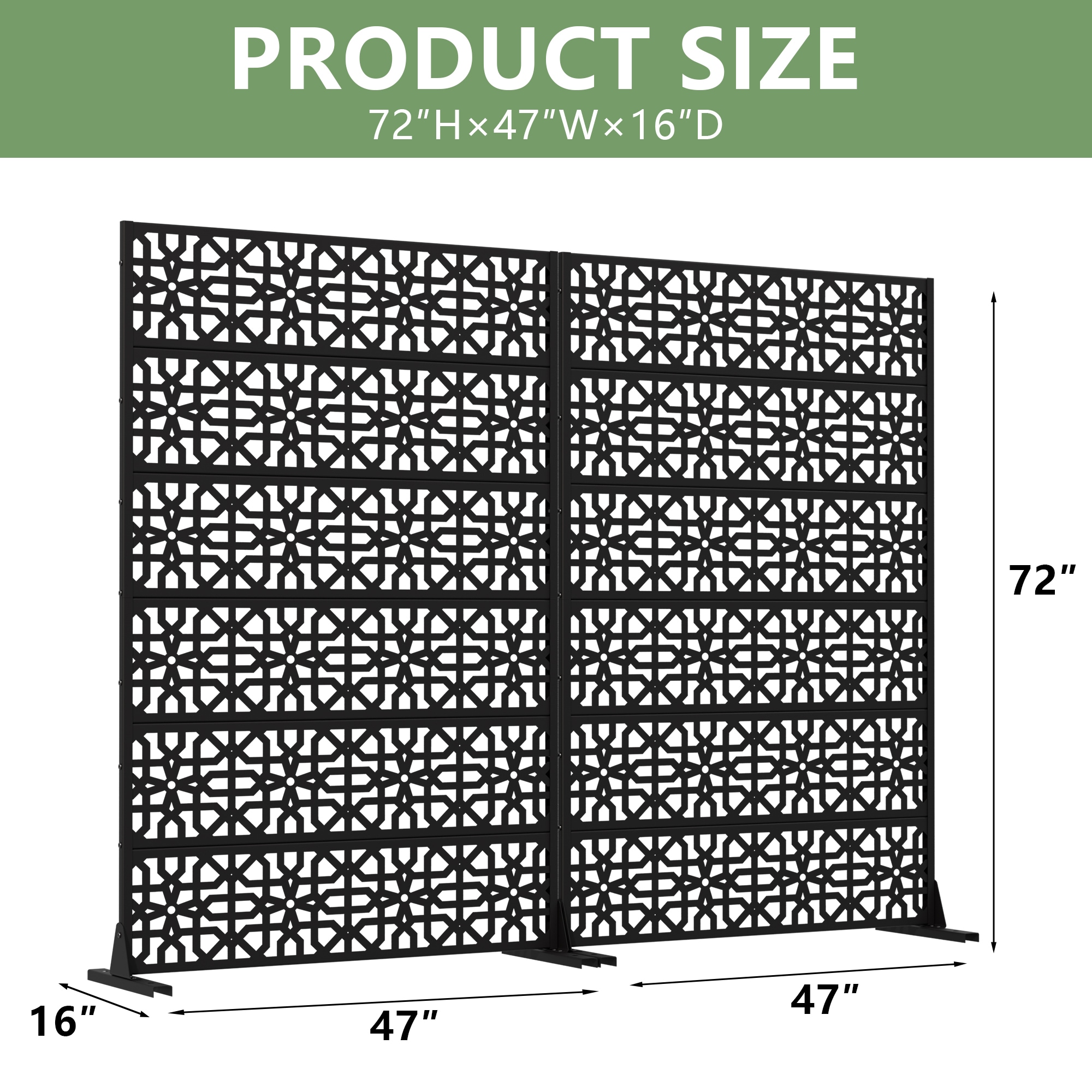 Lirago L20609-604A58 Outdoor-Privacy-Screen - View #3
