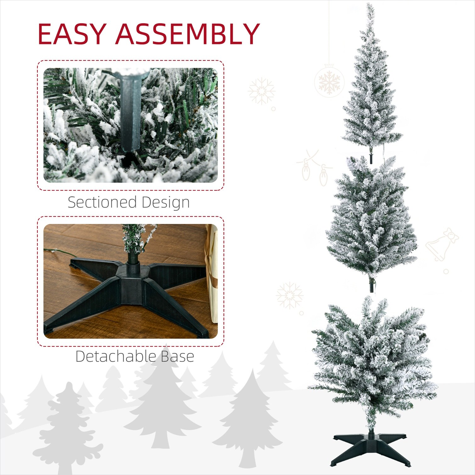 FlowLuxe ITMGCGUY9VDW Artificial-Christmas-Trees - View #4