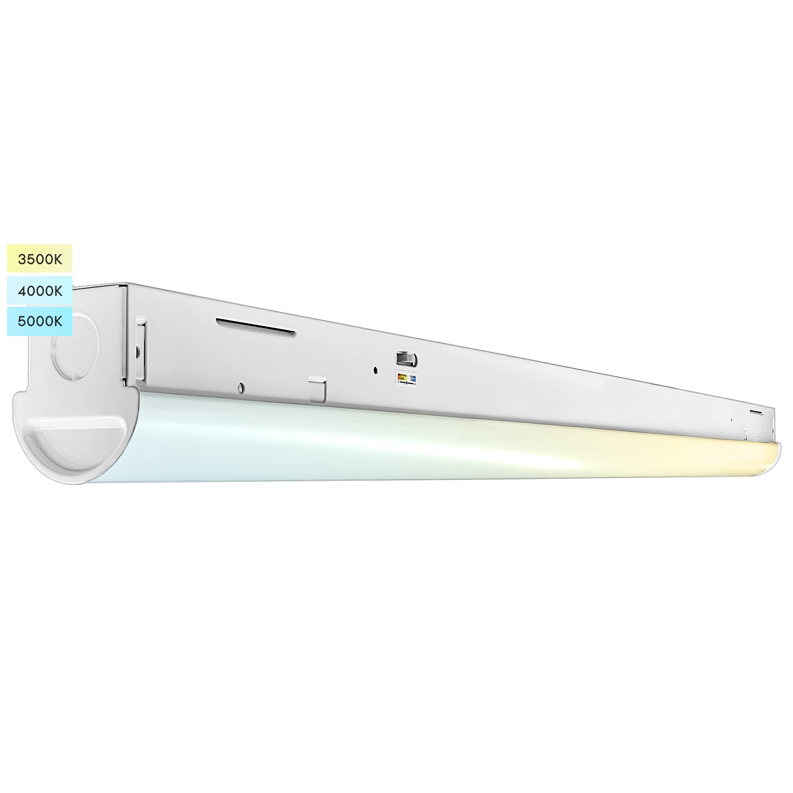 Luxrite 3-ft 3450-Lumen White Tunable White LED Linear Shop Light in ...