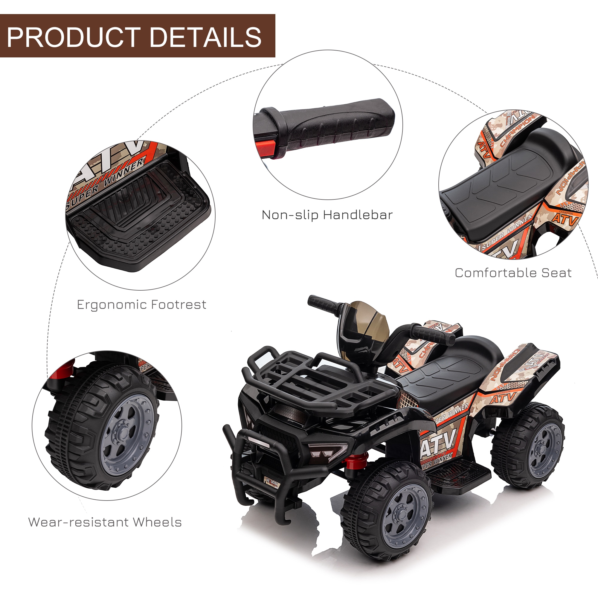 Aosom 370-189V80BK Play-Toys - View #8