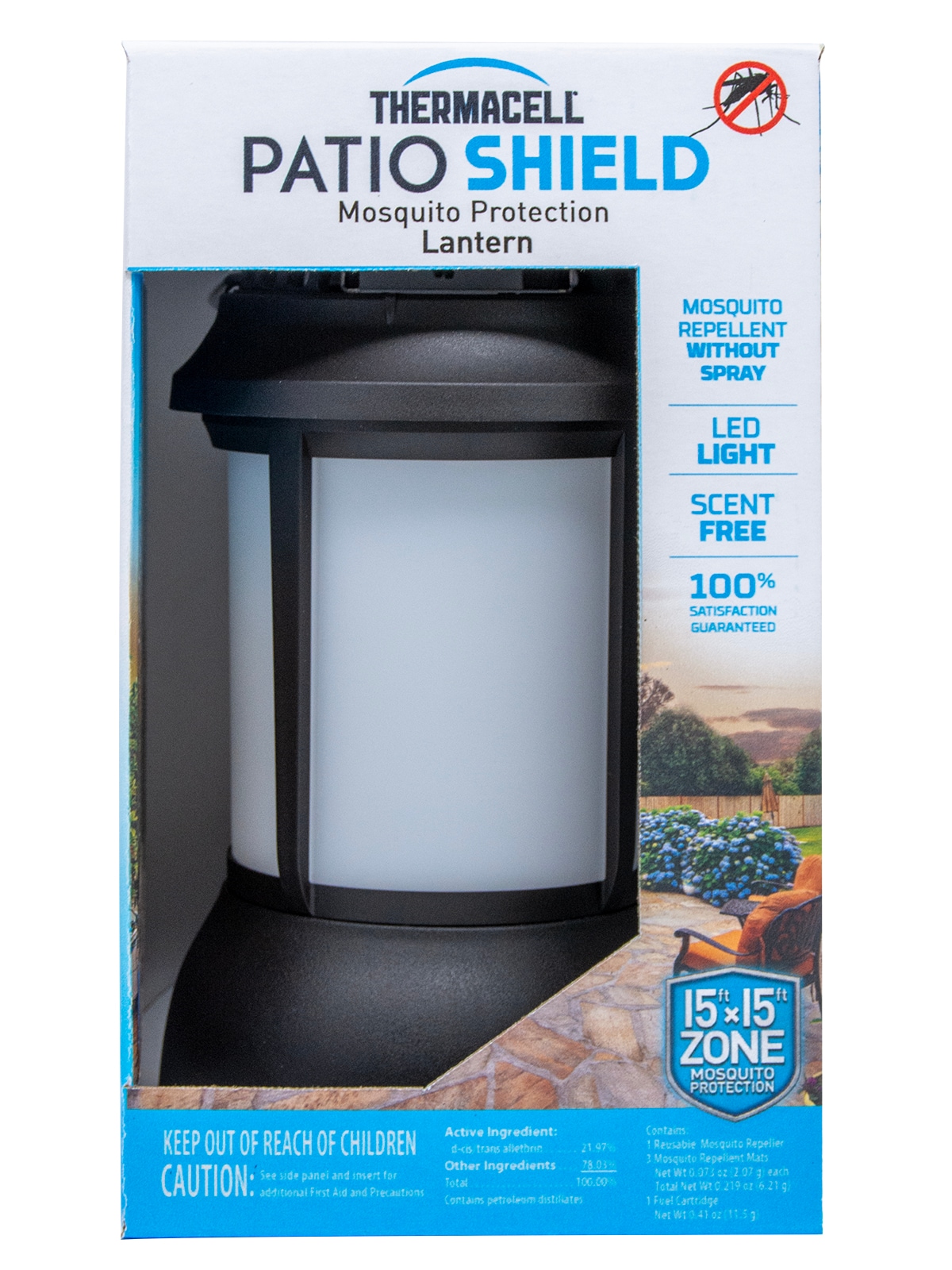 Logisk Gentagen Antagelse Thermacell Patio Shield Unscented All Purpose Outdoor Lantern in the Insect  Repellents department at Lowes.com