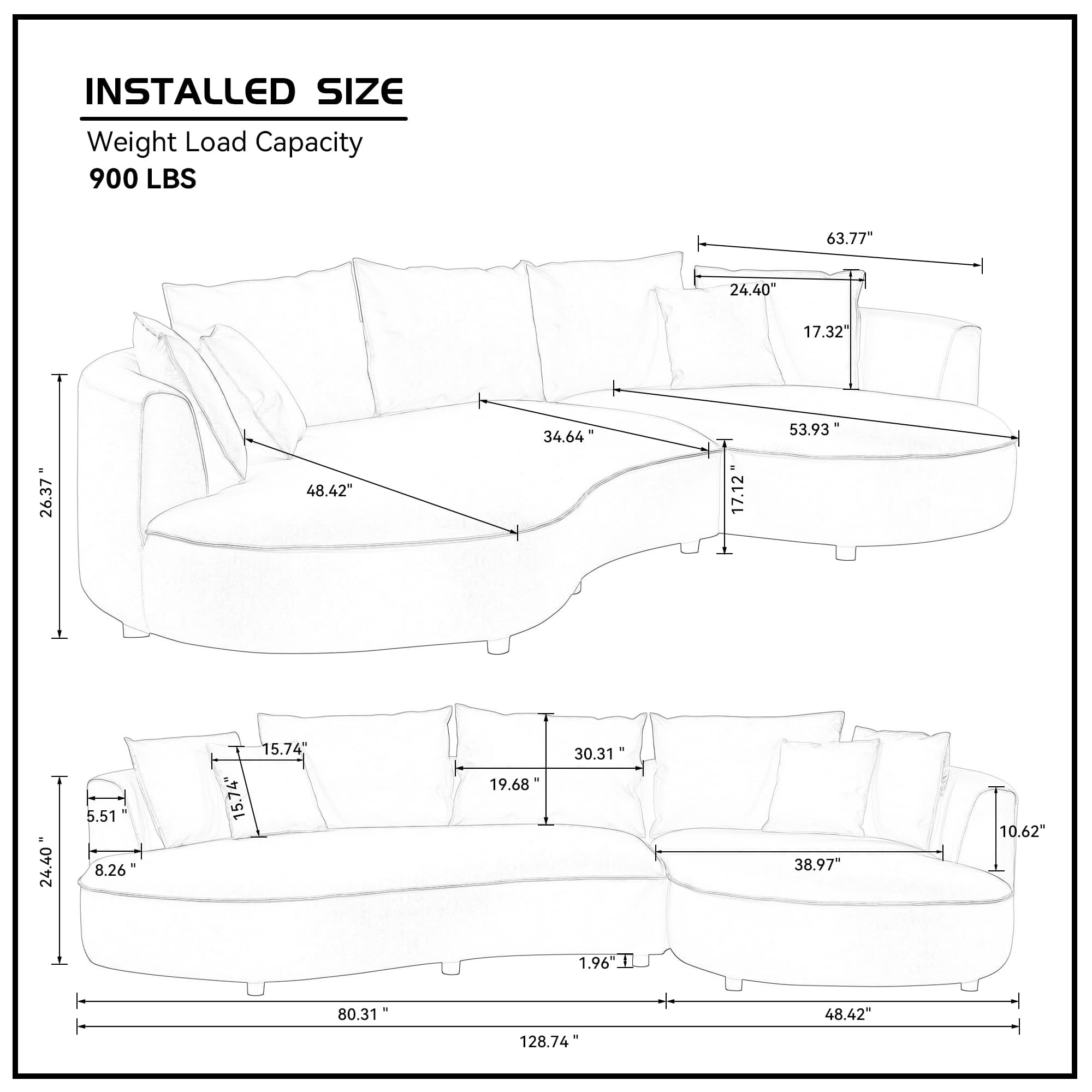 Rbied YNA-009 Sofas-Loveseats - View #7