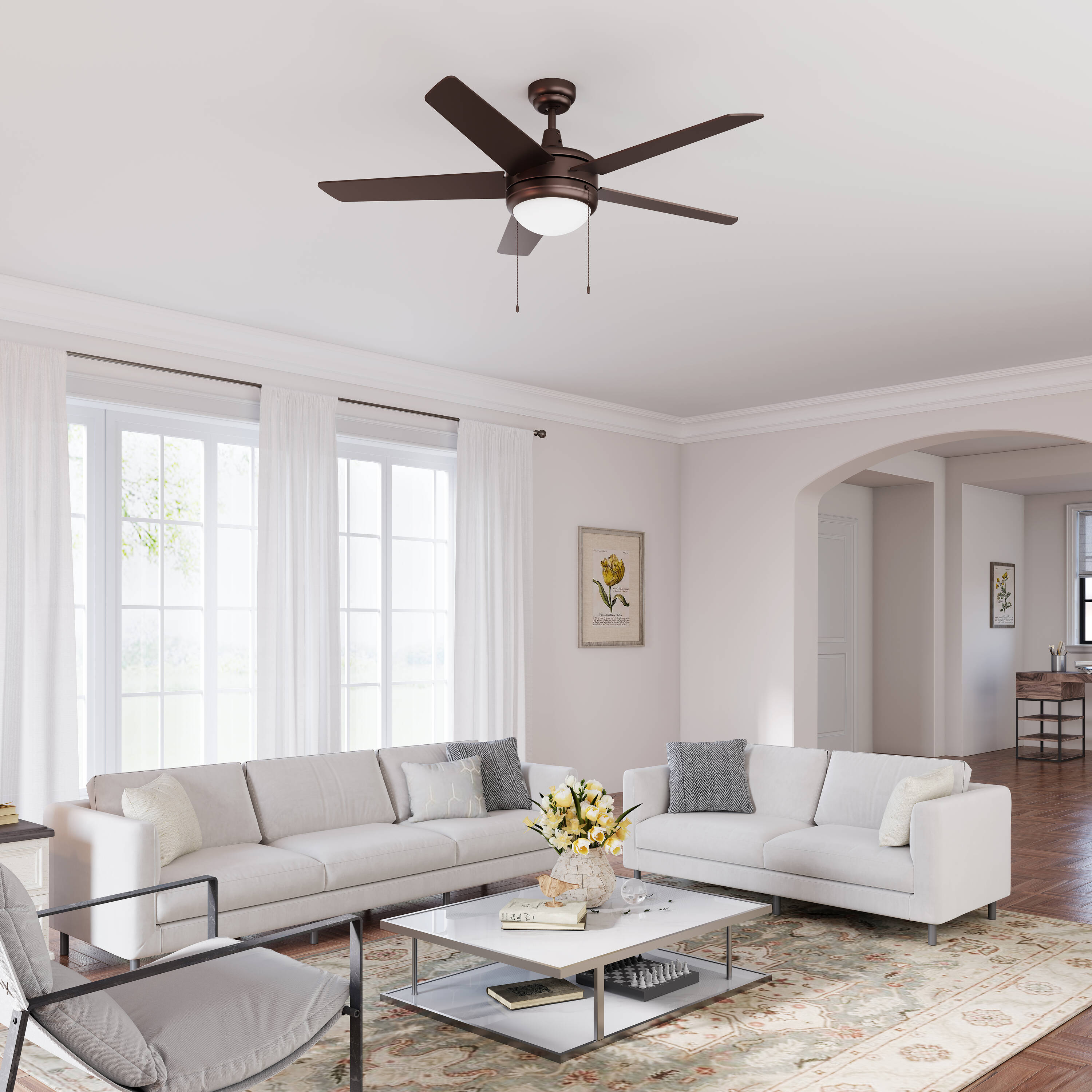 RP Lighting + Fans 1005LED-OB Ceiling-Fans - View #4