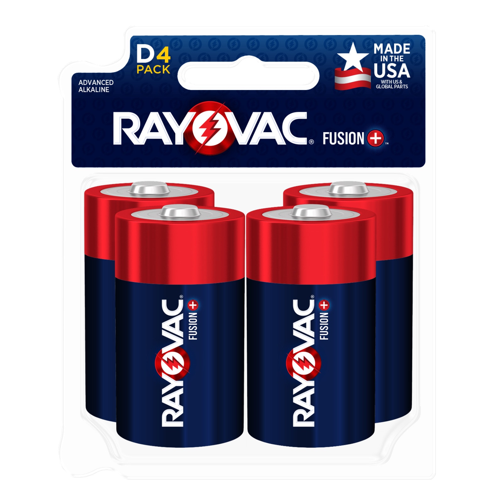 Rayovac Fusion Alkaline D Batteries ( 4 -Pack ) #813-4TFUSJ