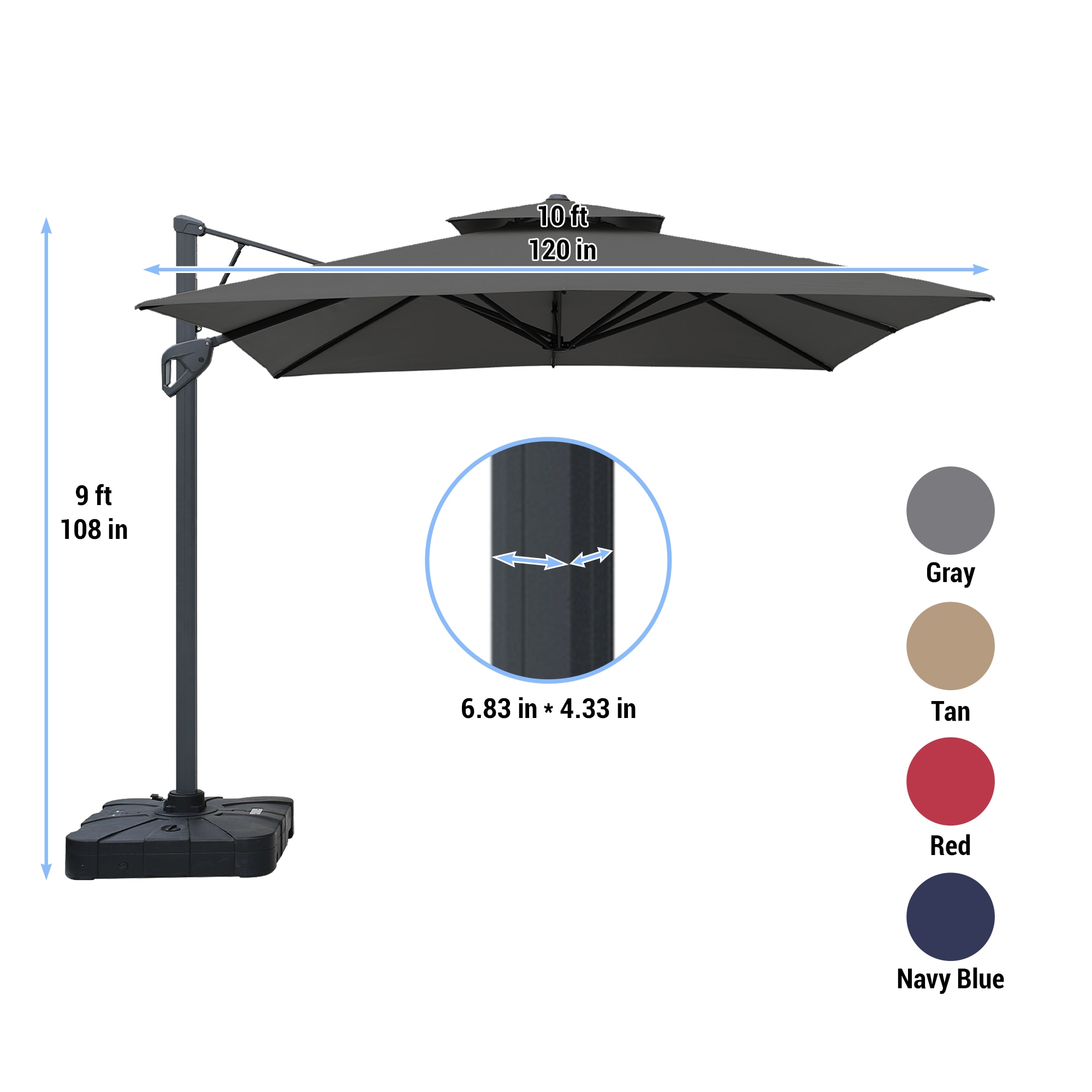 CASAINC WF-SM-11GY Umbrellas-2 - View #9