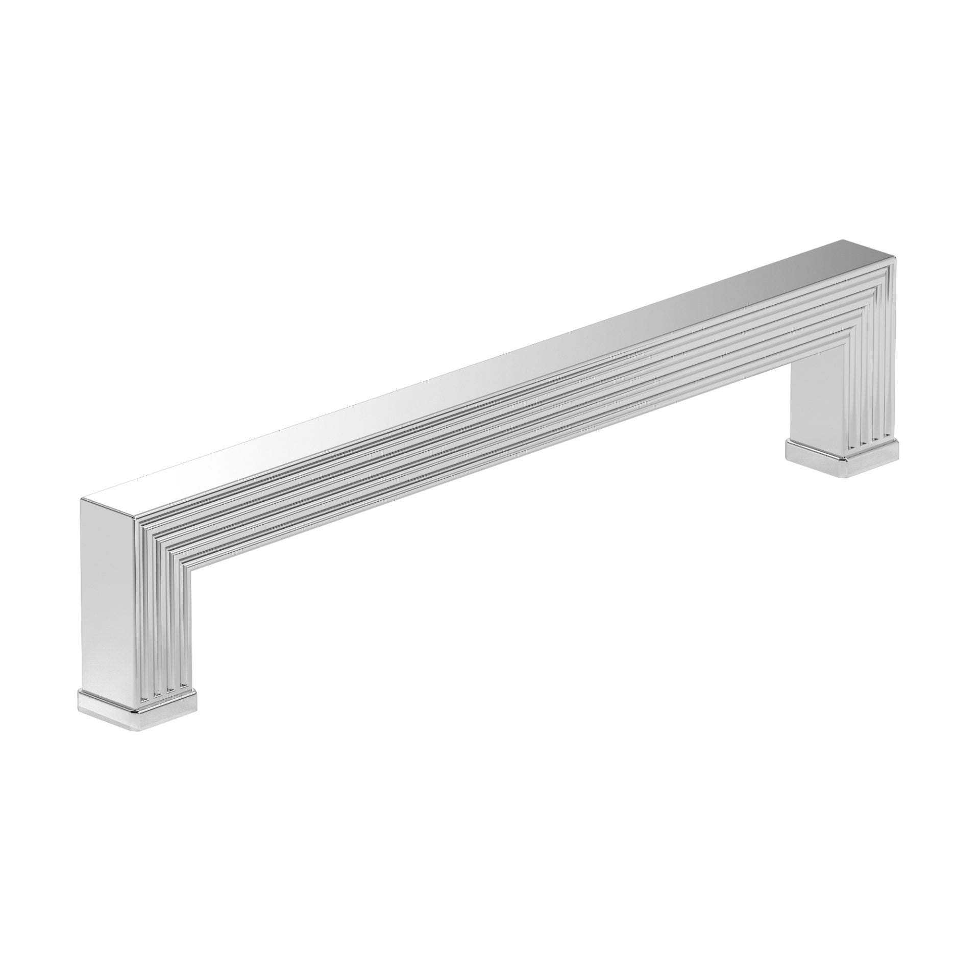 Richelieu BP8788192140 Como 7-9/16-in , 192mm Center to Center Chrome Rectangular Handle