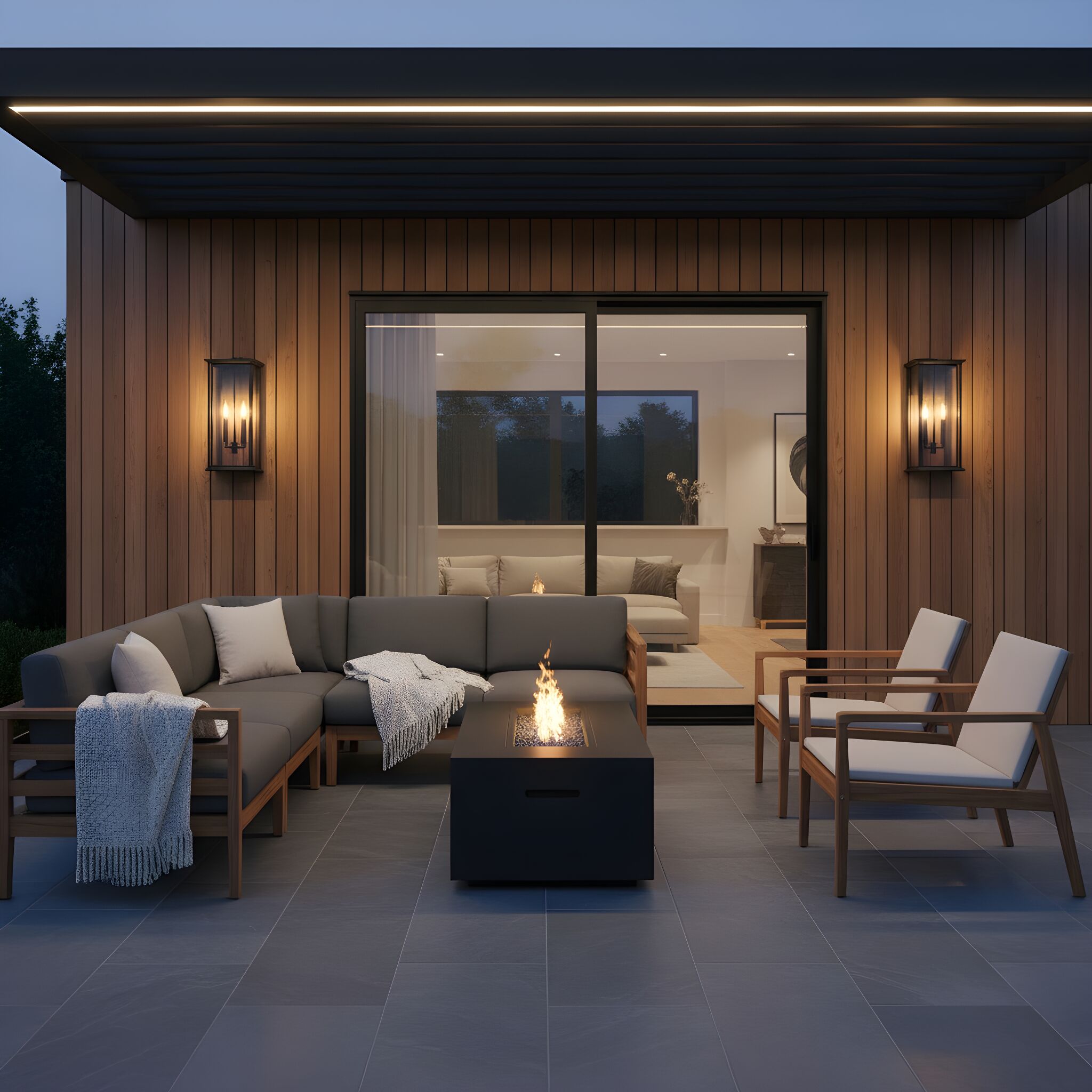 Generation Lighting GLO1222C-TXB Outdoor-Wall-Lighting - View #2