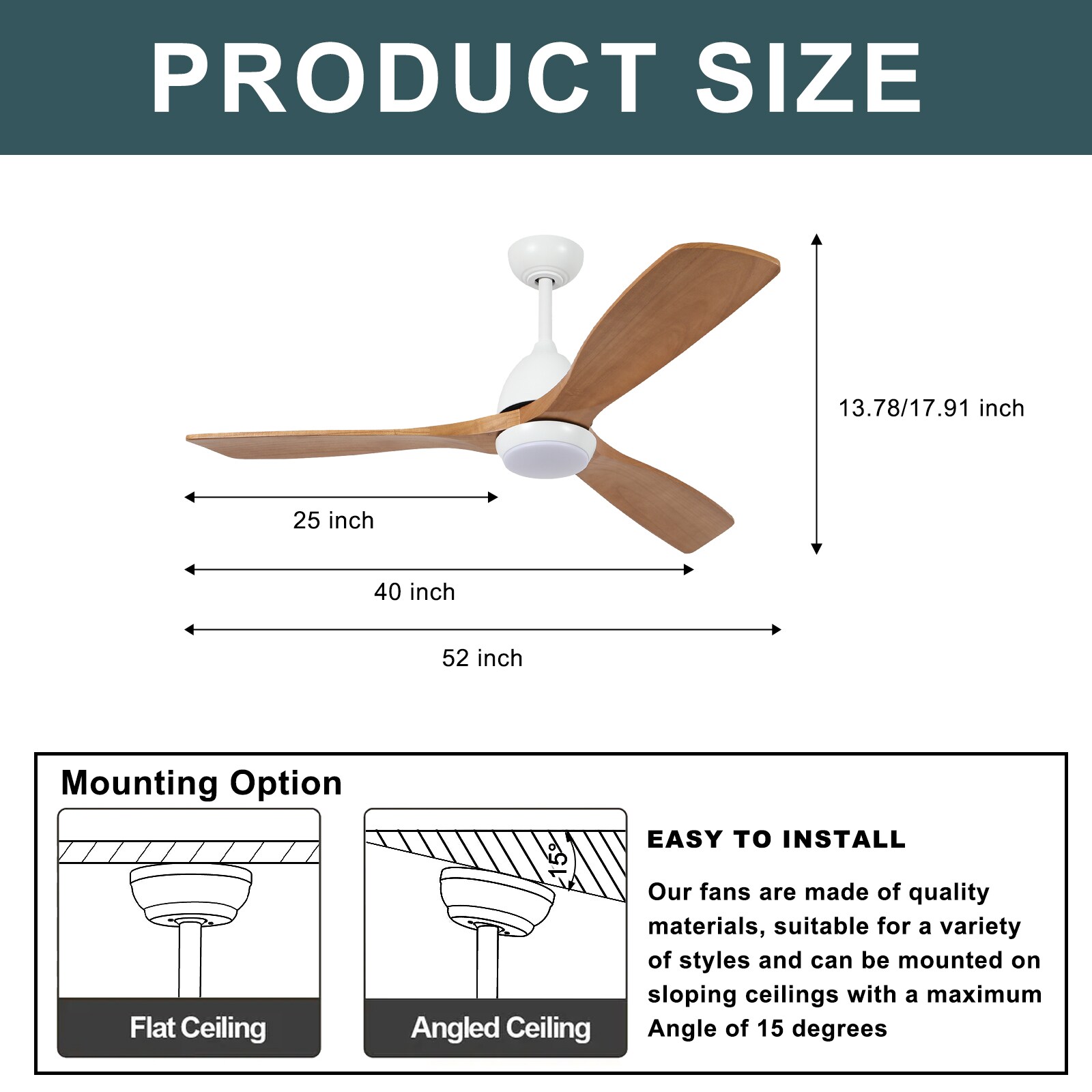 Flynama GOL-F201004 Ceiling-Fans - View #3
