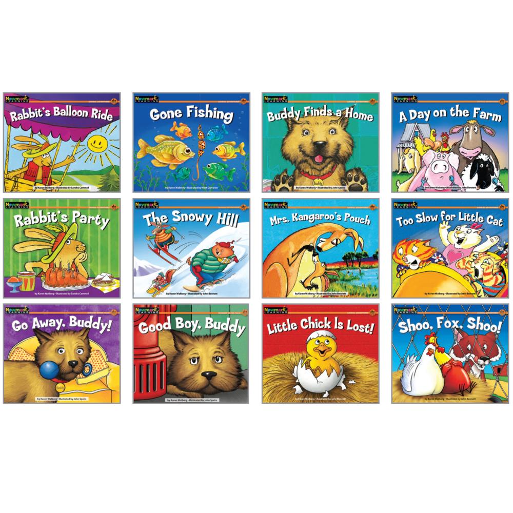 Newmark Learning NL-0131 Rising Readers Leveled Books: Animal Adventures Children's Books