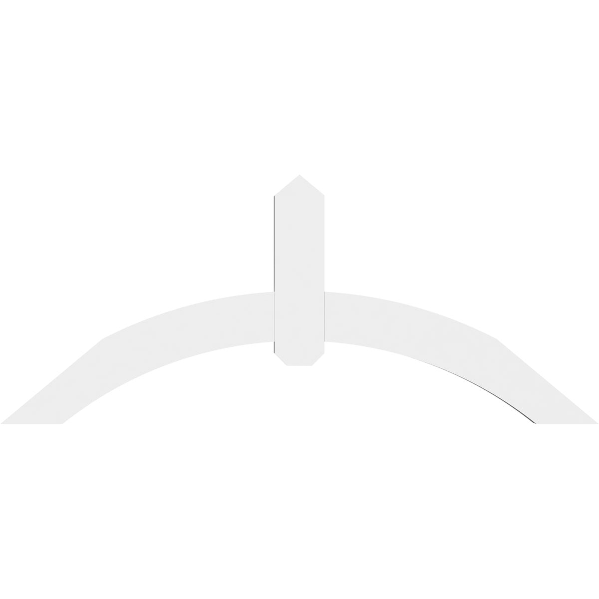 Ekena Millwork GBP048X20X0204ARC00 Exterior-Brackets-Braces - View #2