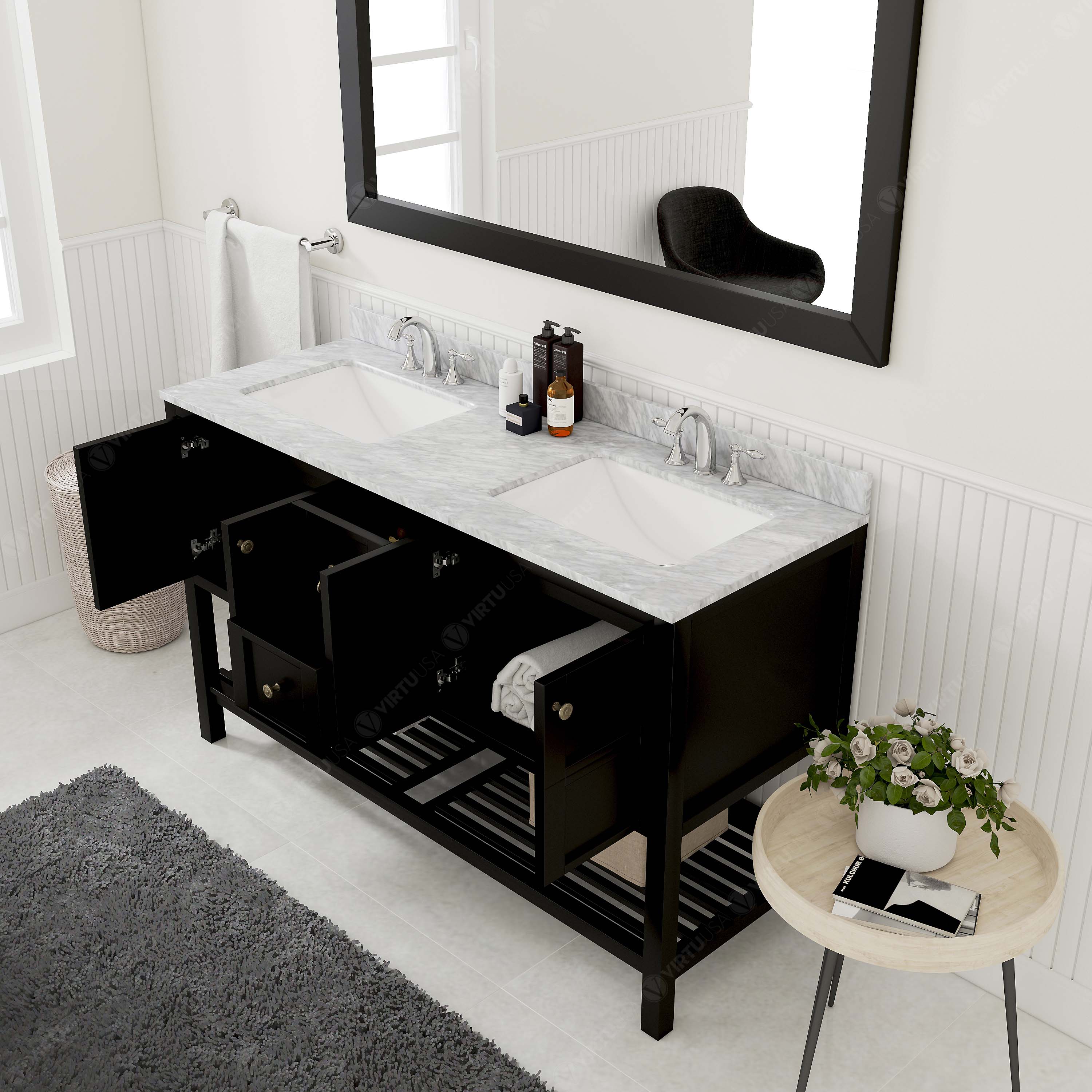Virtu USA ED-30060-WMSQ-ES-002 Bath-Vanity-Combo - View #4