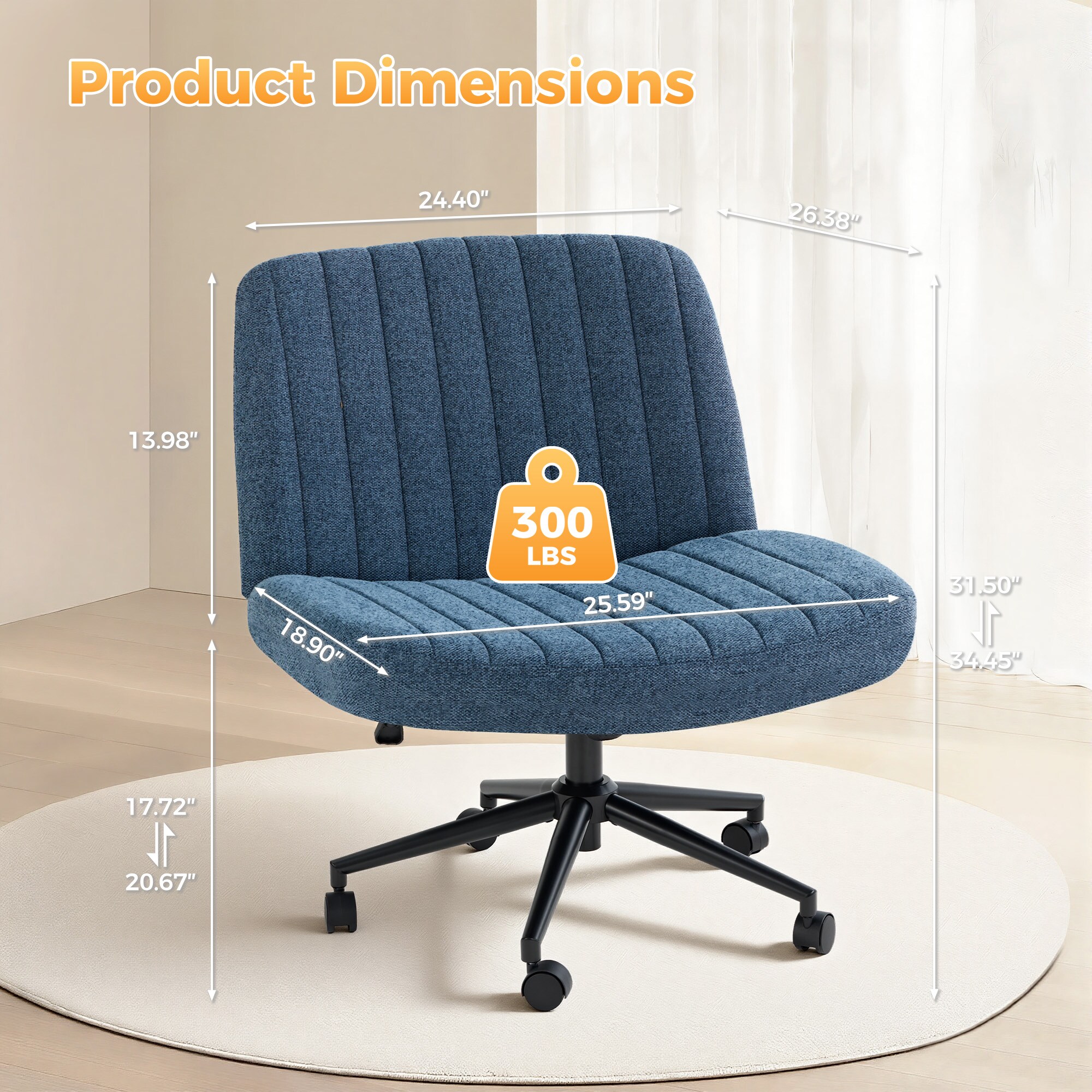 Sweetcrispy L-C-7262-V2-BU Office-Chairs - View #7