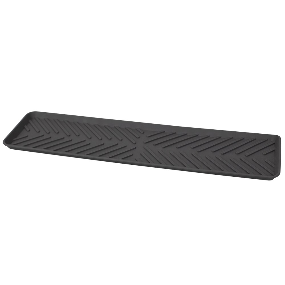 Umbra 16-in W x 20-in L x 2-in H Microfiber Drying Mat in the Dish Racks &  Trays department at