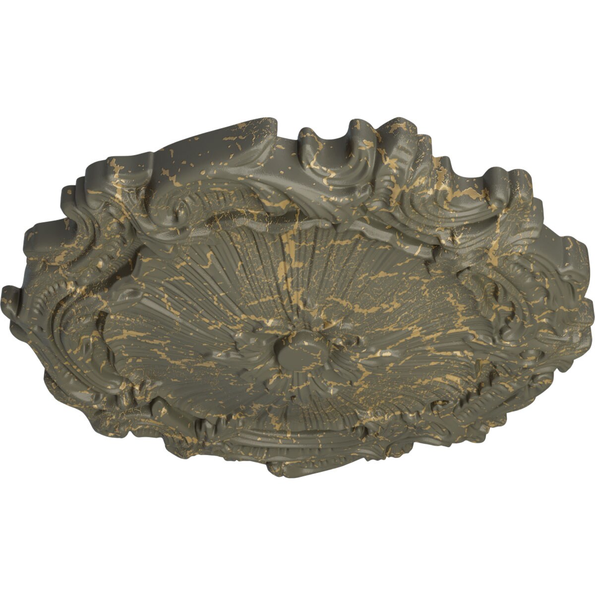Ekena Millwork CM16PLWHC Ceiling-Medallions - View #2