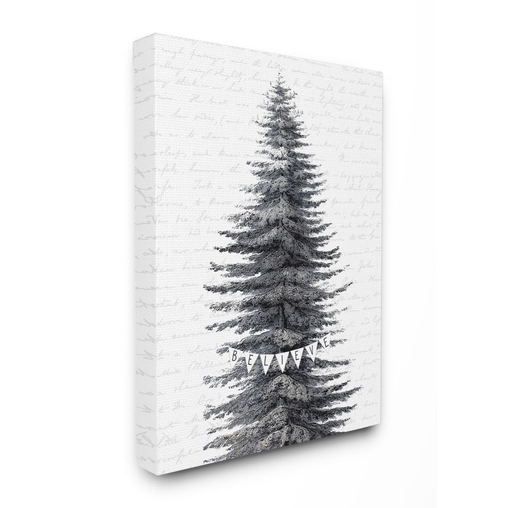 Stupell Industries HWP-314-CN-16X20 Lettered and Lined 20-in H x 16-in W Abstract Print on Canvas