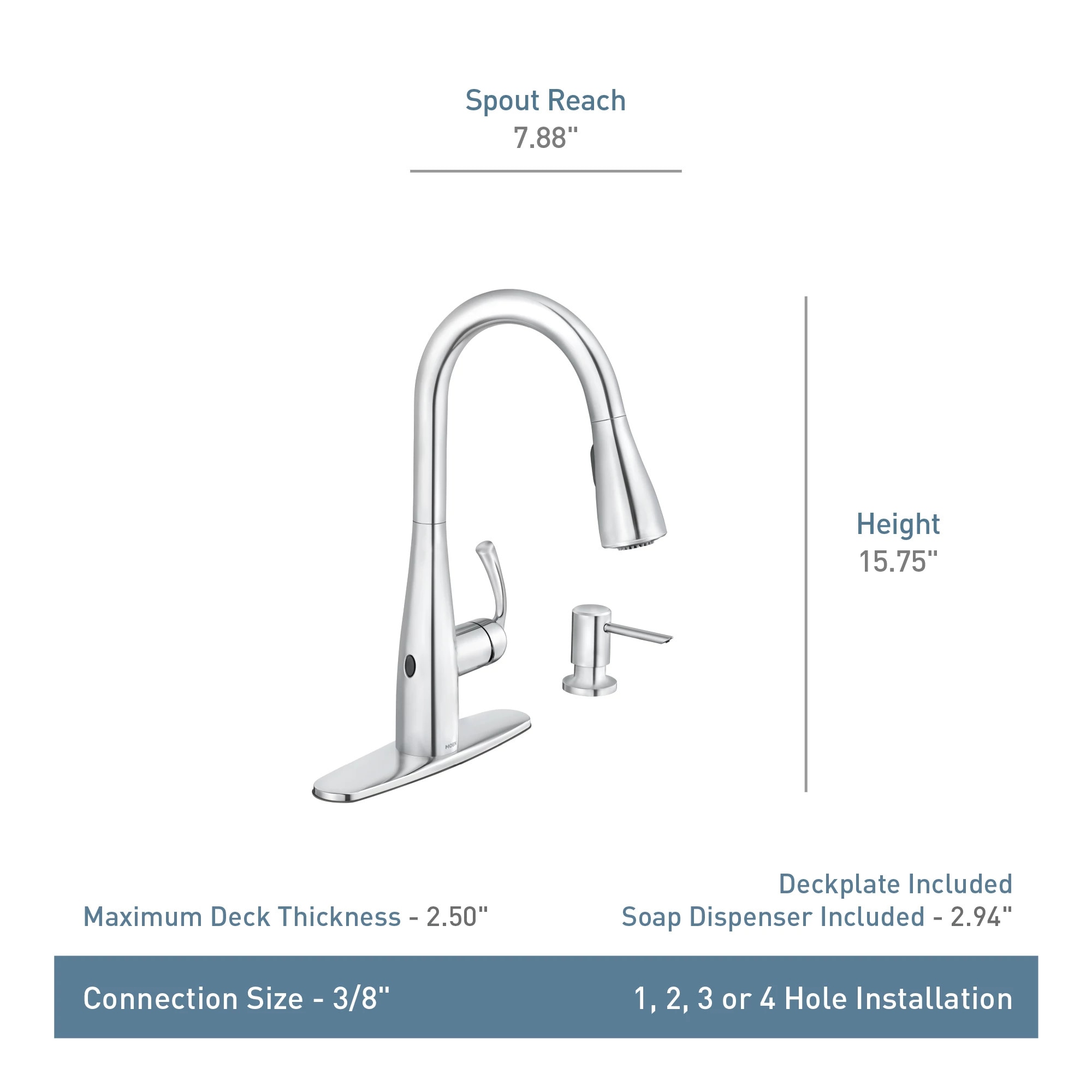 Moen 87014EWBL Kitchen-Faucets - View #8