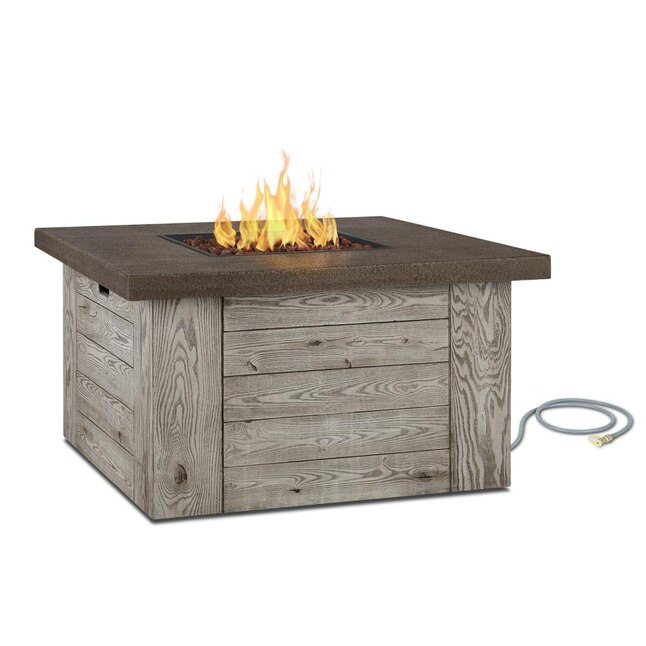 Gas Fire Pits Department At, Natural Gas Fire Pit Table Kit