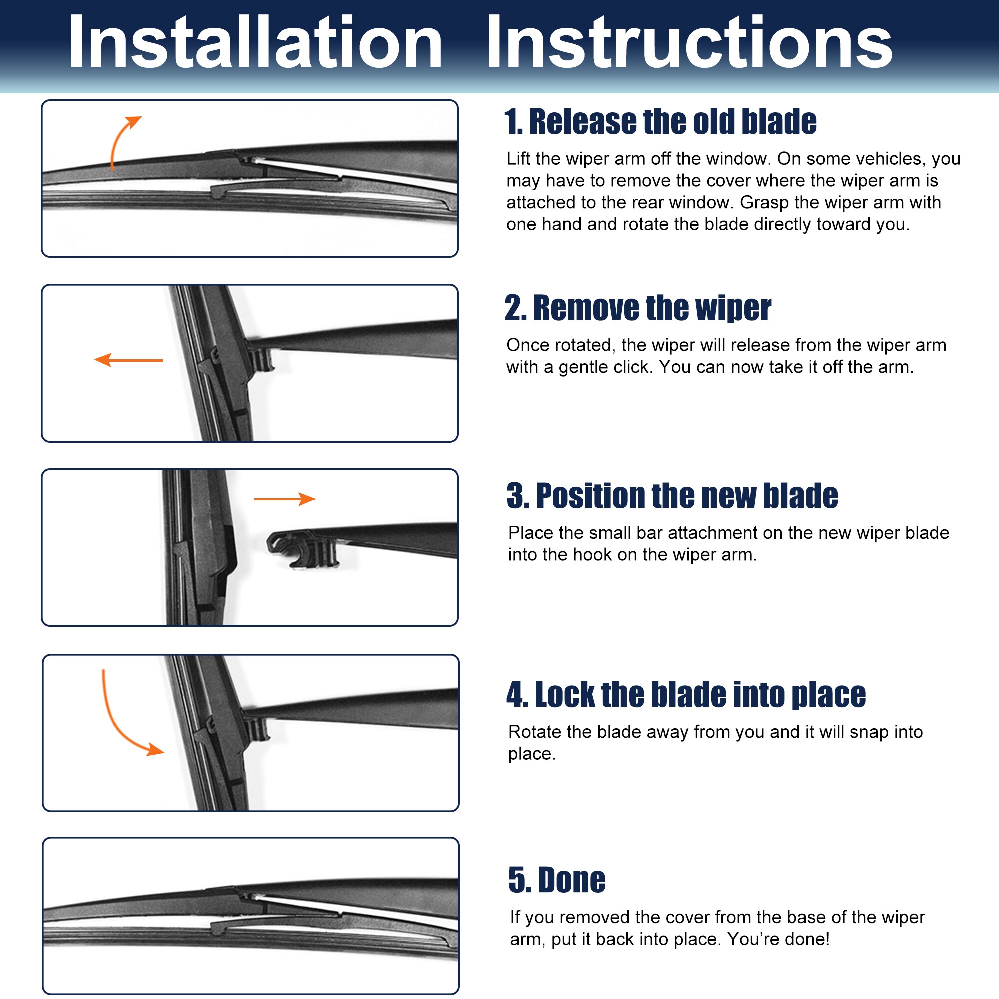 Unique Bargains S26010400UX5216 Wiper-Blades - View #7