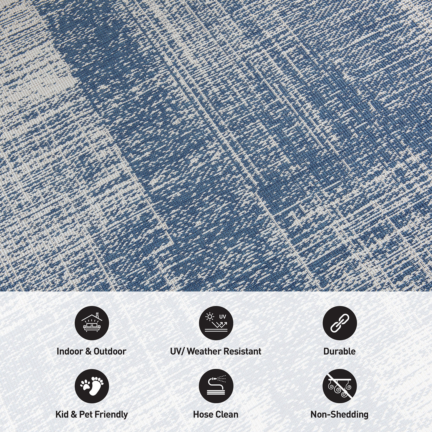 World Rug Gallery 4032BLUE5X7 rugs - View #5