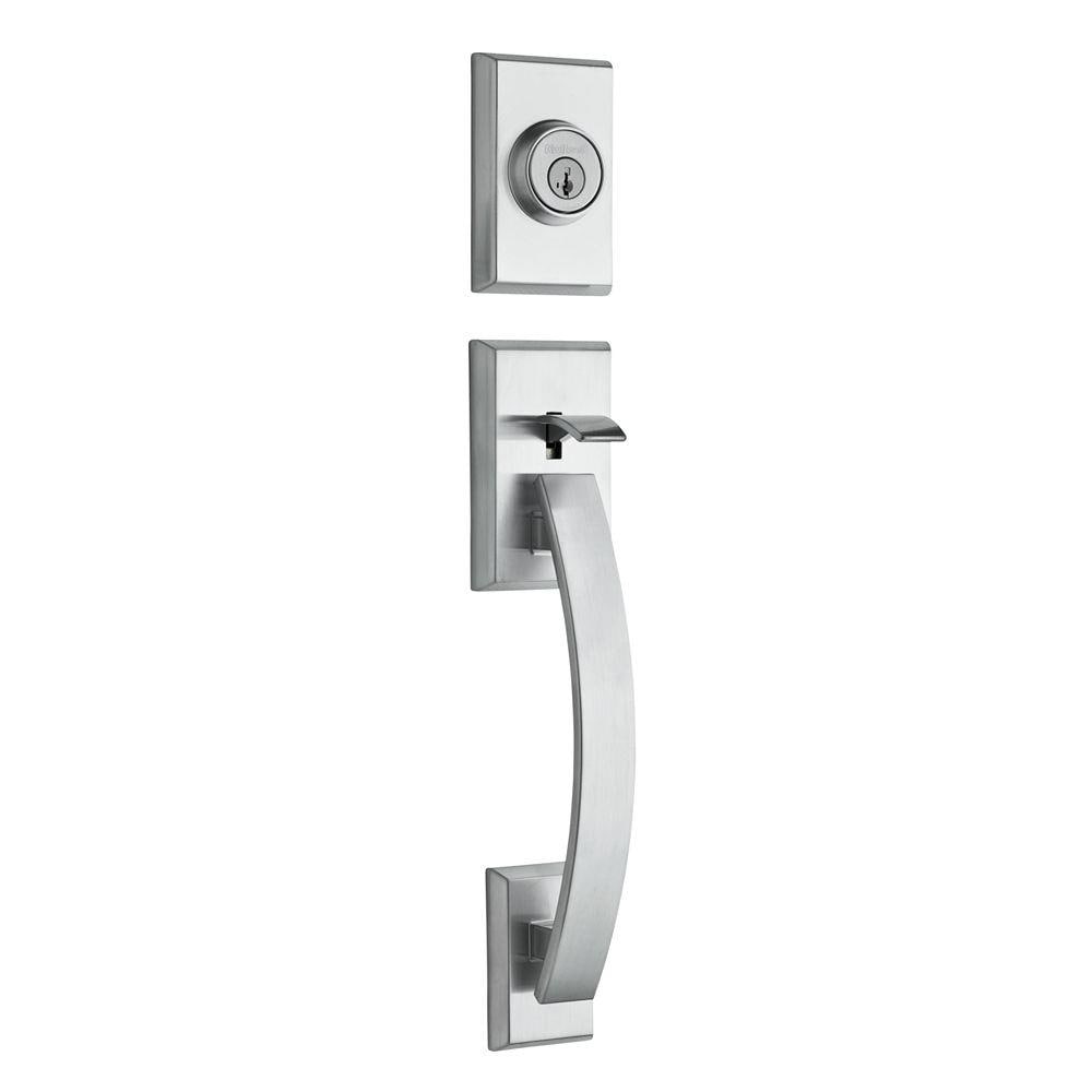 Kwikset Signature Series Satin Chrome Single-Cylinder Deadbolt Entry Door Exterior Handle Smartkey 800TVHLIP-26DS.STRKP Sansujyuku sansujyuku.com