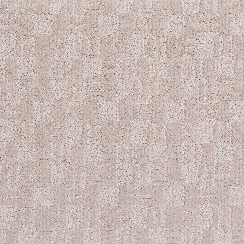 STAINMASTER LU740-W0325-1200-AB So In Love Tropical Beach Off-white 35-oz sq yard Solution-dyed polyester Pattern Indoor Carpet