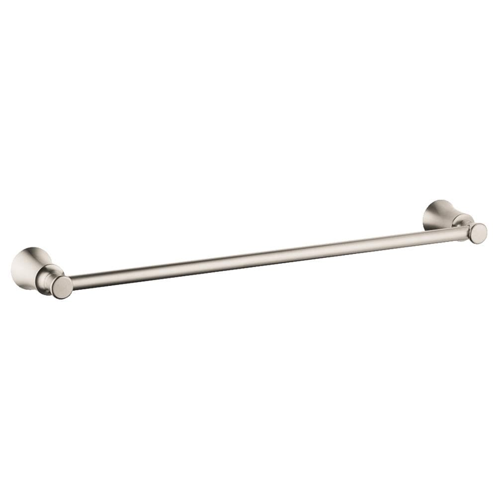 Hansgrohe 04785820 Joleena 24-in Brushed Nickel Wall mount Single Towel Bar