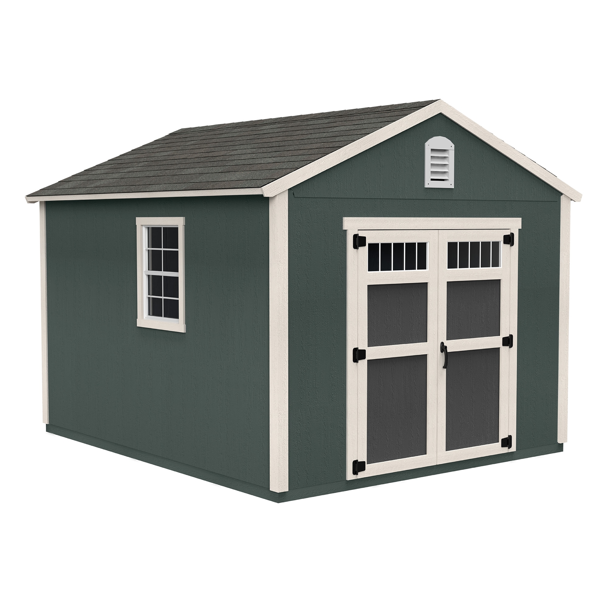 Heartland Hanover 10-ft x 12-ft Gable Style Wood Outdoor Storage Shed ...