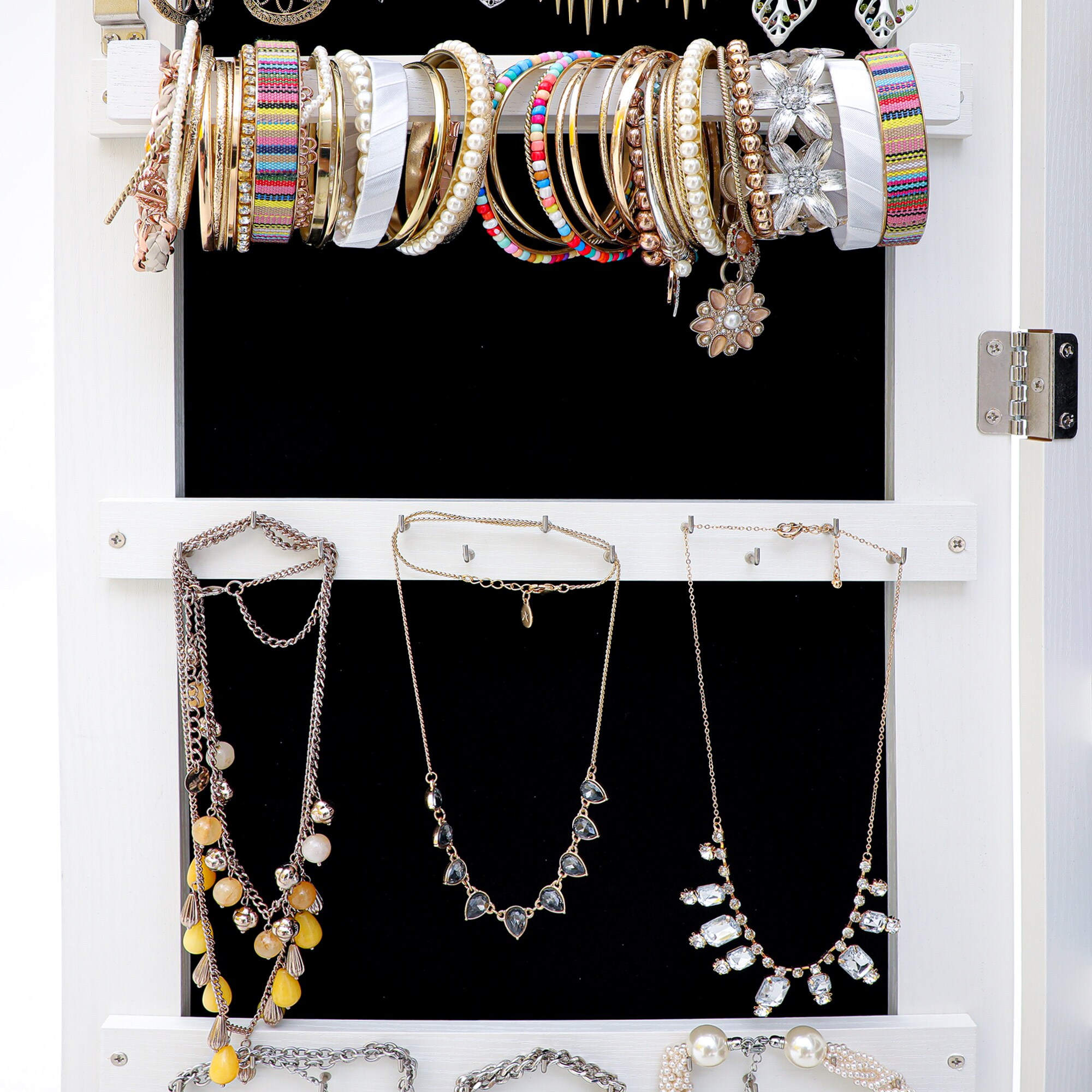 Mondawe White Jewelry Armoire at Lowes.com