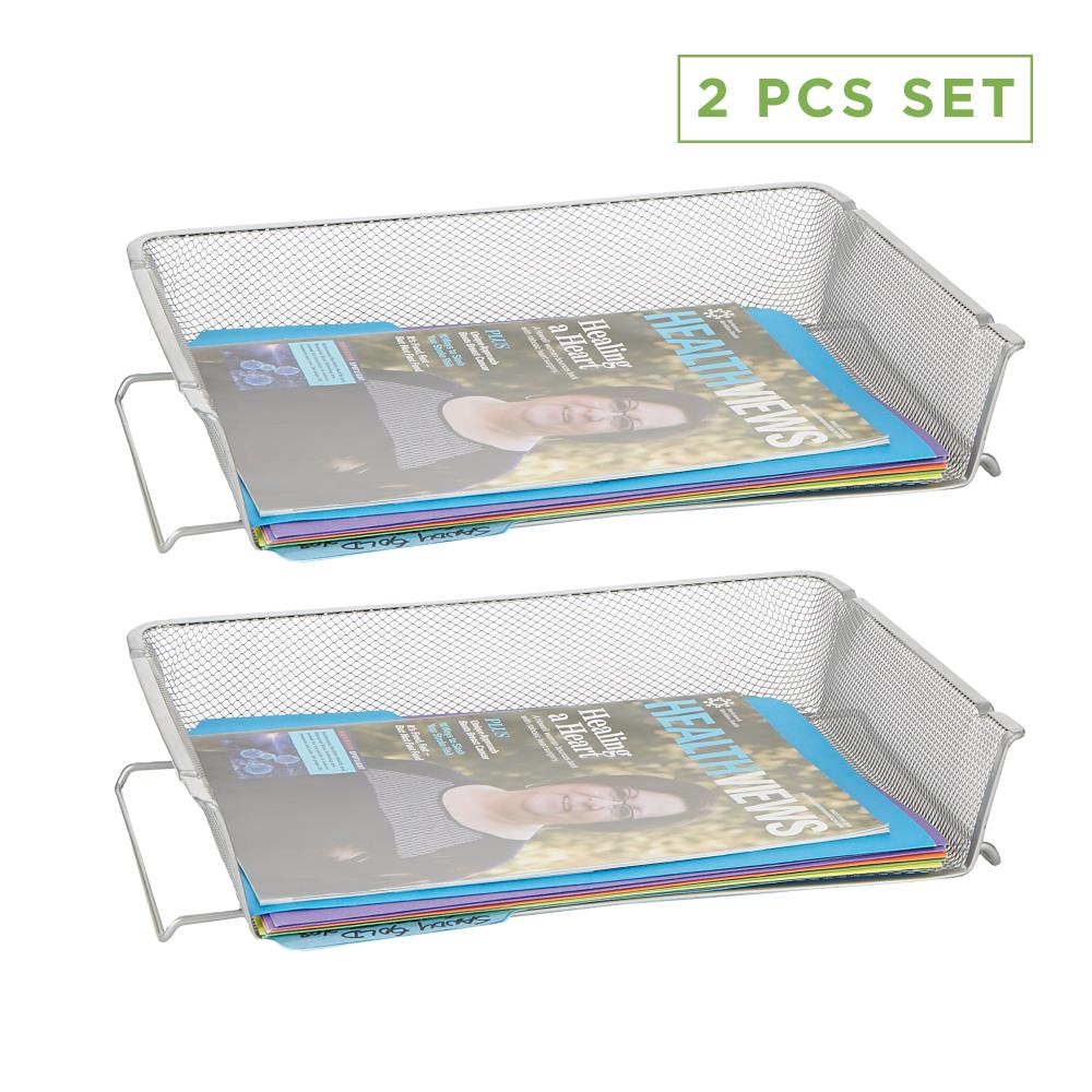 Mind Reader RSTACK2-SIL Desktop-Organizers - View #2