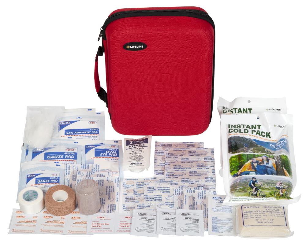 Lifeline First Aid 65 Piece Nylon All Purpose First Aid Kit In The