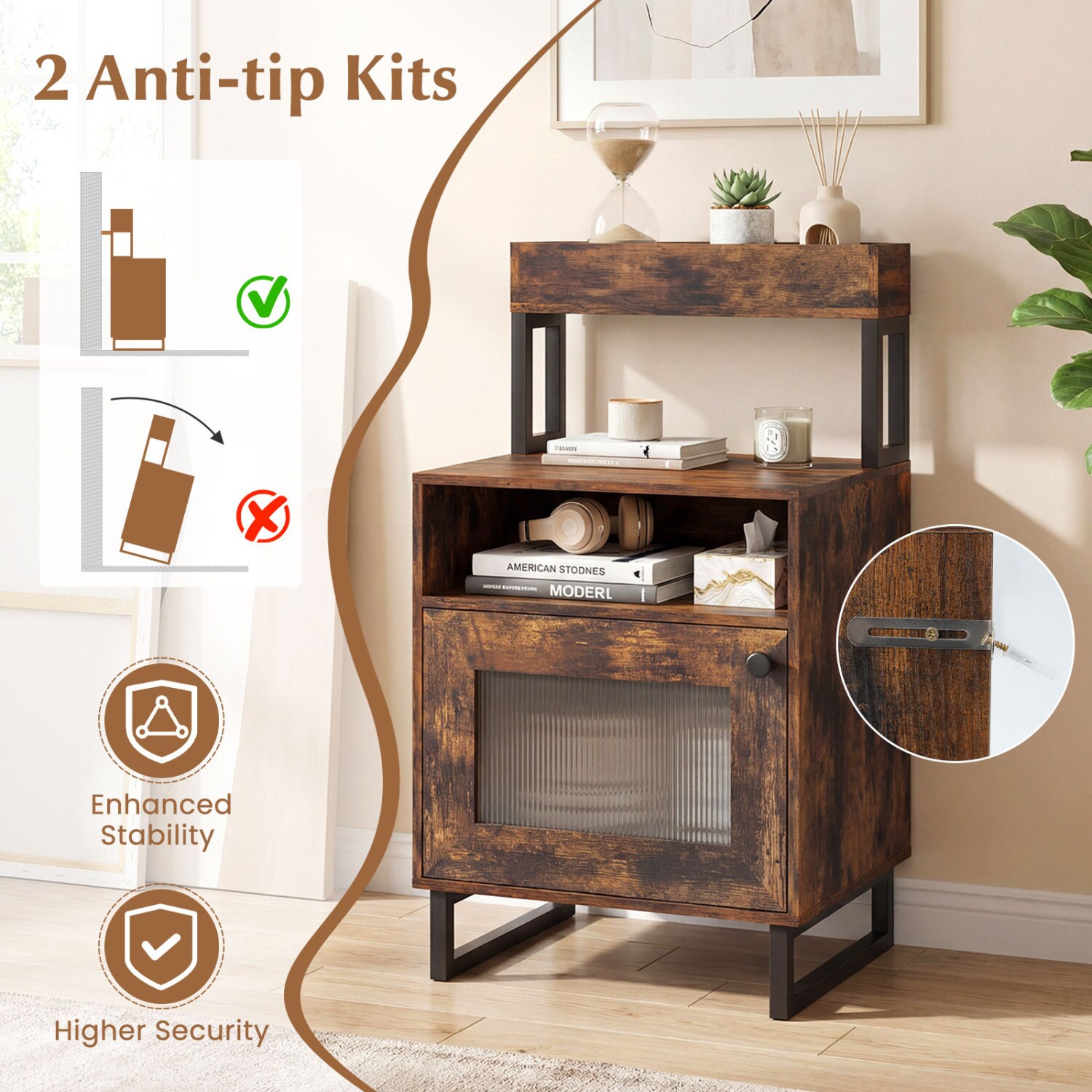 Volenca VOL-CZF7ZN nightstands - View #7