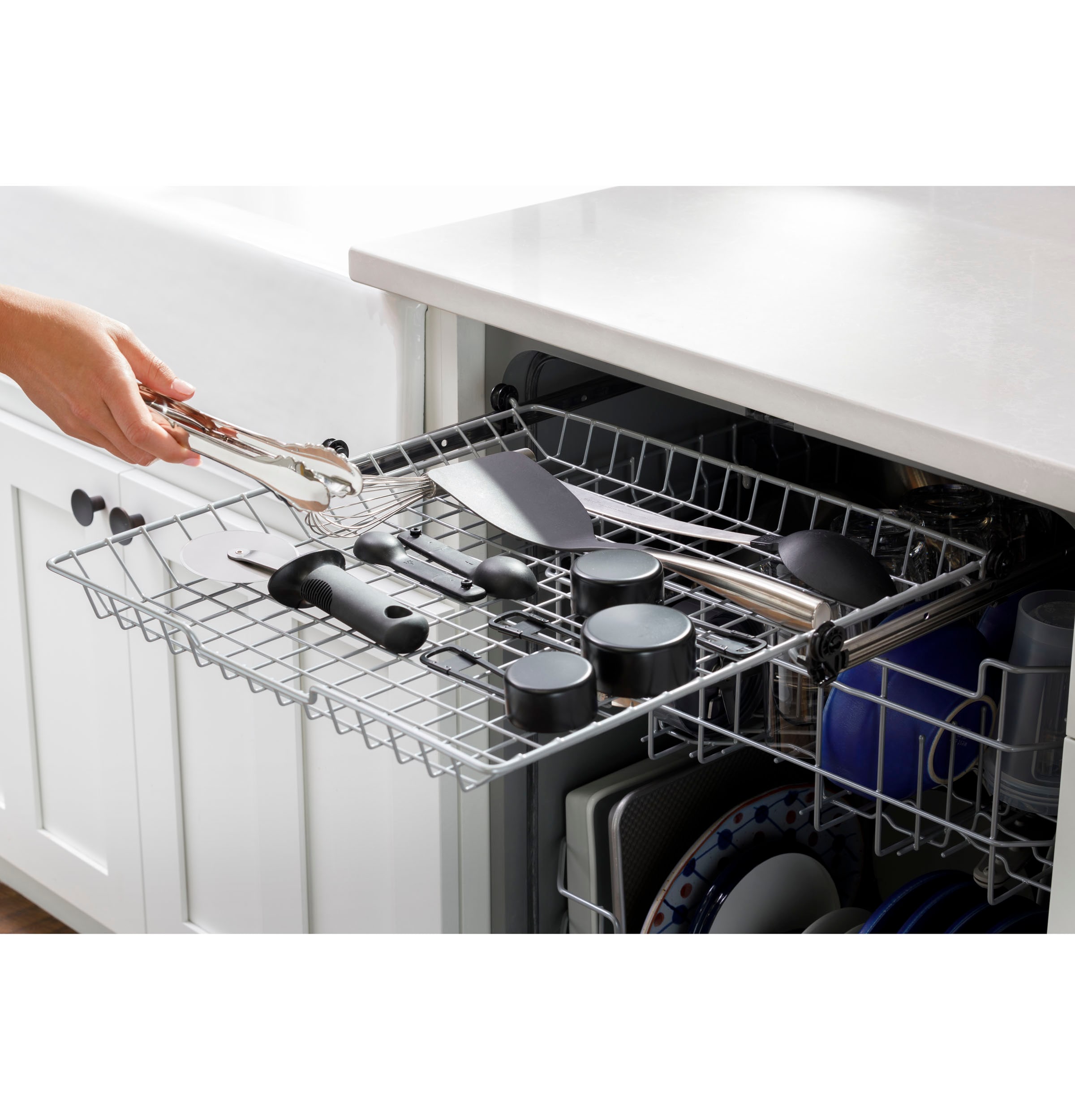 Ge - PORTABLE DISHWASHER-BLK - Woodville For Your Home