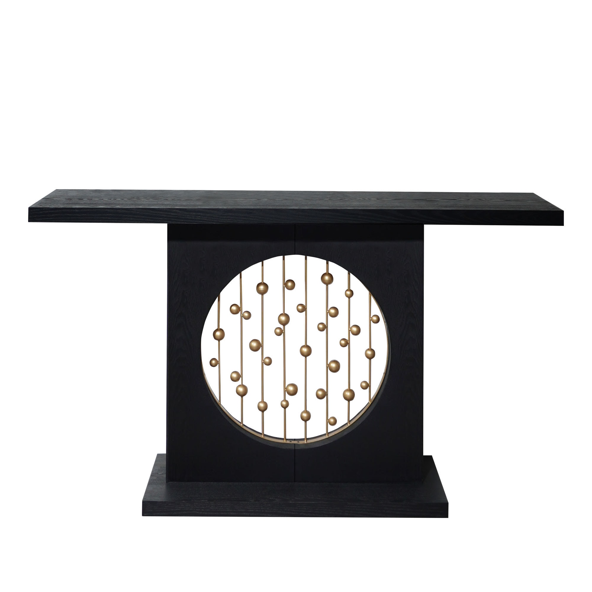 Bybafun YC0900031 Modern MDF Black Console table