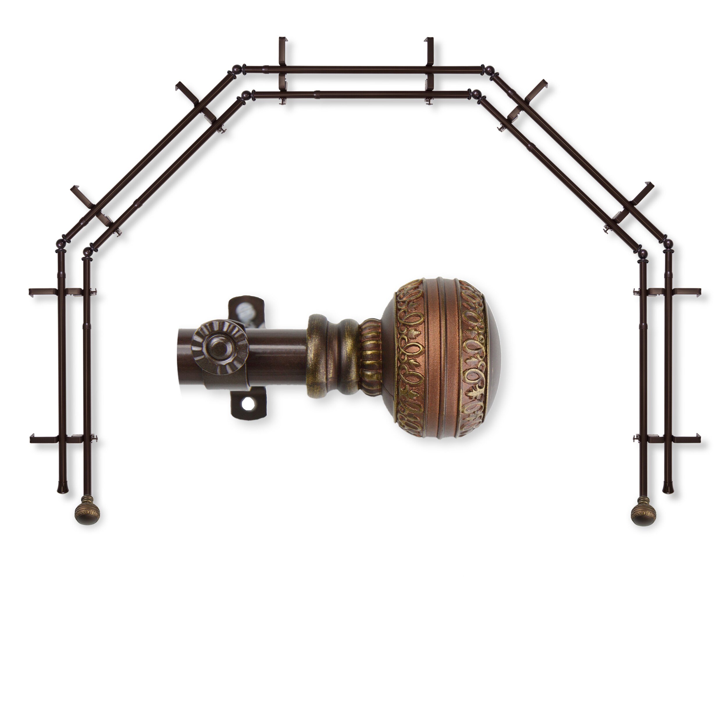 Hart & Harlow L-5BAY-02-7D Curtain-Rods - View #2