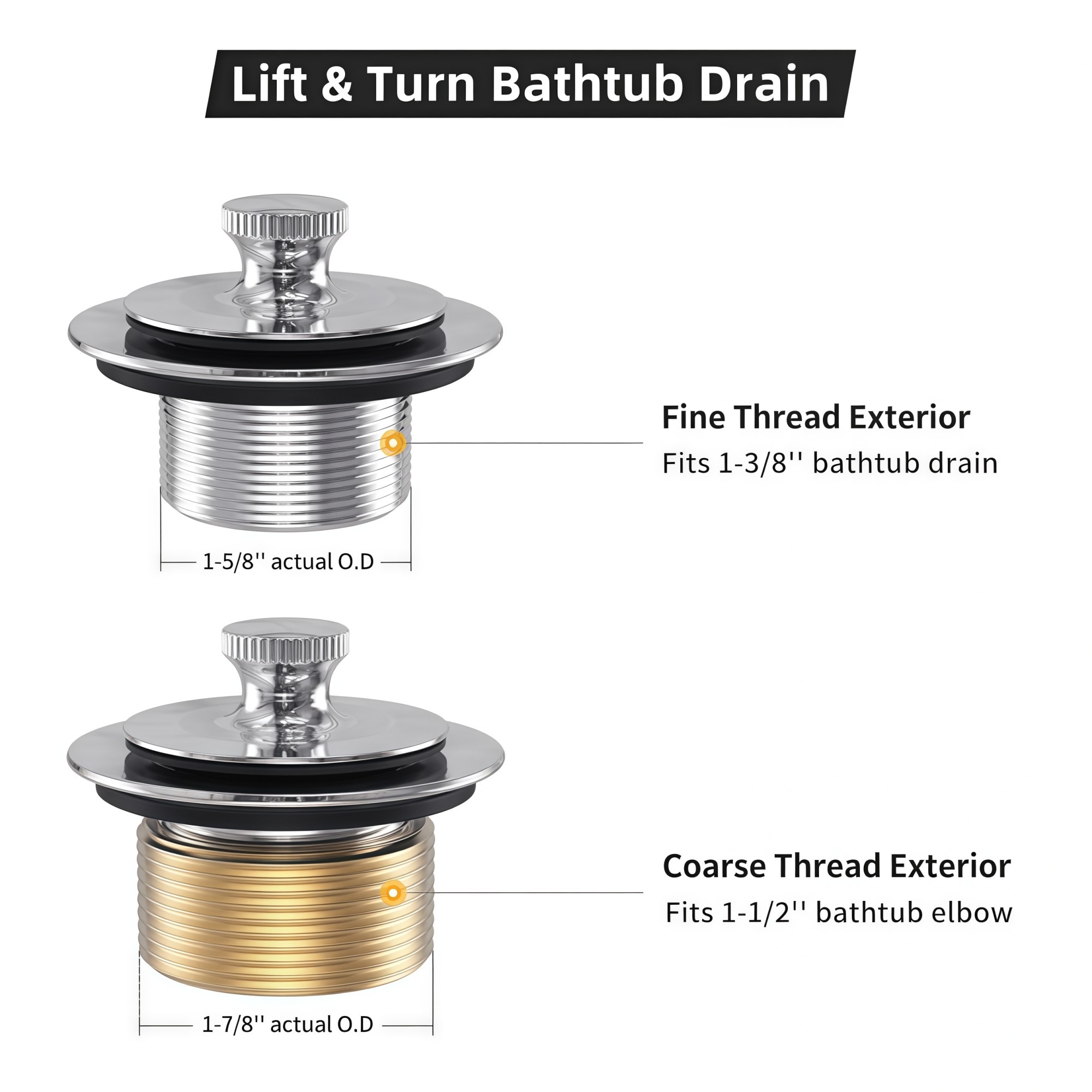 Numhew NHSEAN3708 Tub-Drain - View #4