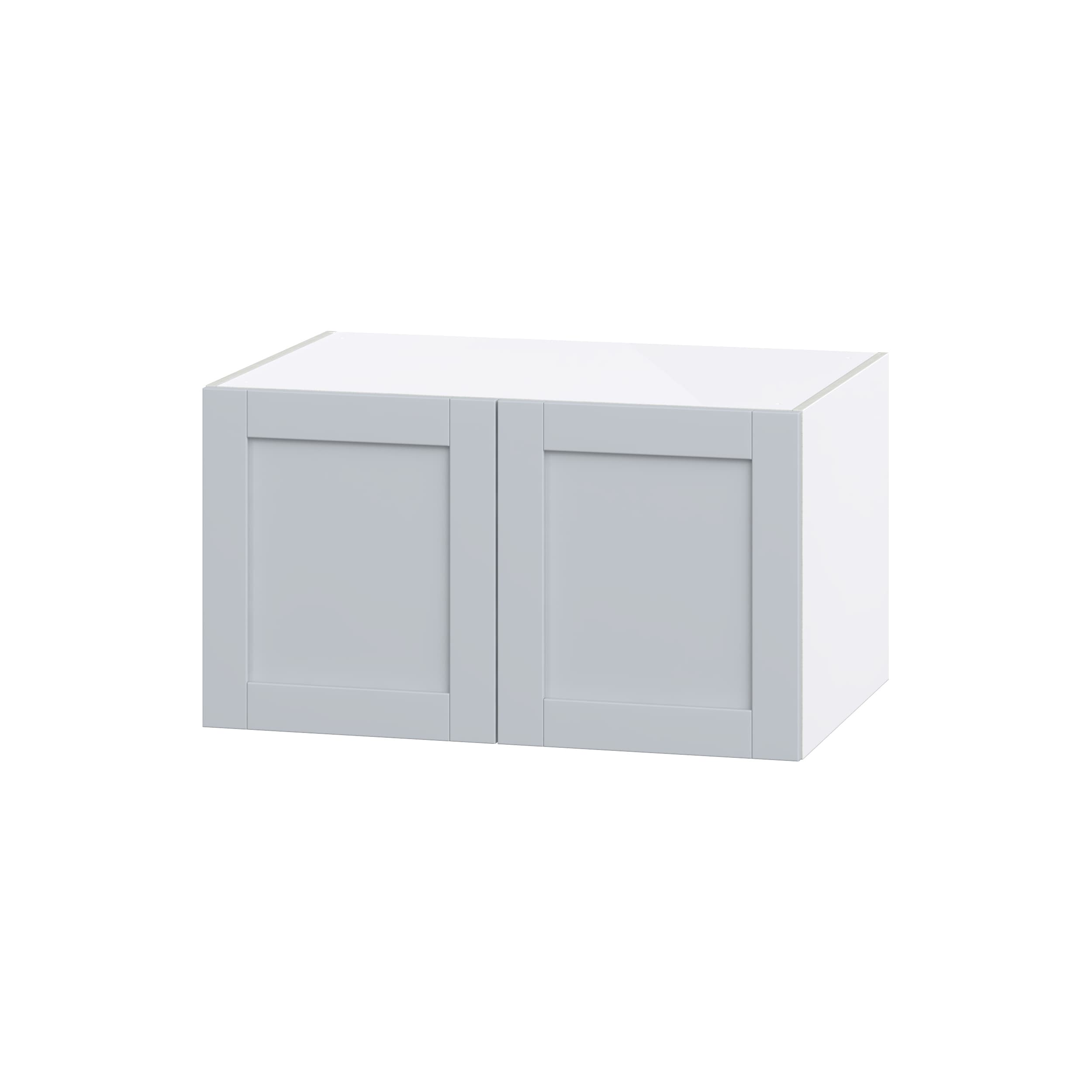 Hugo&Borg DSW362024-CH Charlesberg 36-in W x 20-in H x 24-in D Light Gray Wall Fully assembled Cabinet (Flat Panel Shaker)
