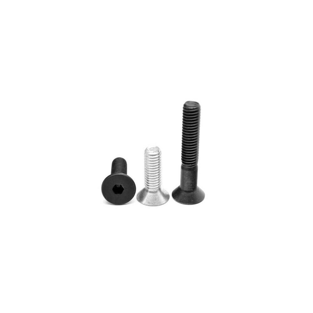 Asmc Industrial Asmc Industrial M5 X 0 80 X 10 Mm Ft Coarse Thread Din 7991 Class 12 9 Socket Flat Head Cap Screw Alloy Steel Black Oxide 2500 Piece At Lowes Com